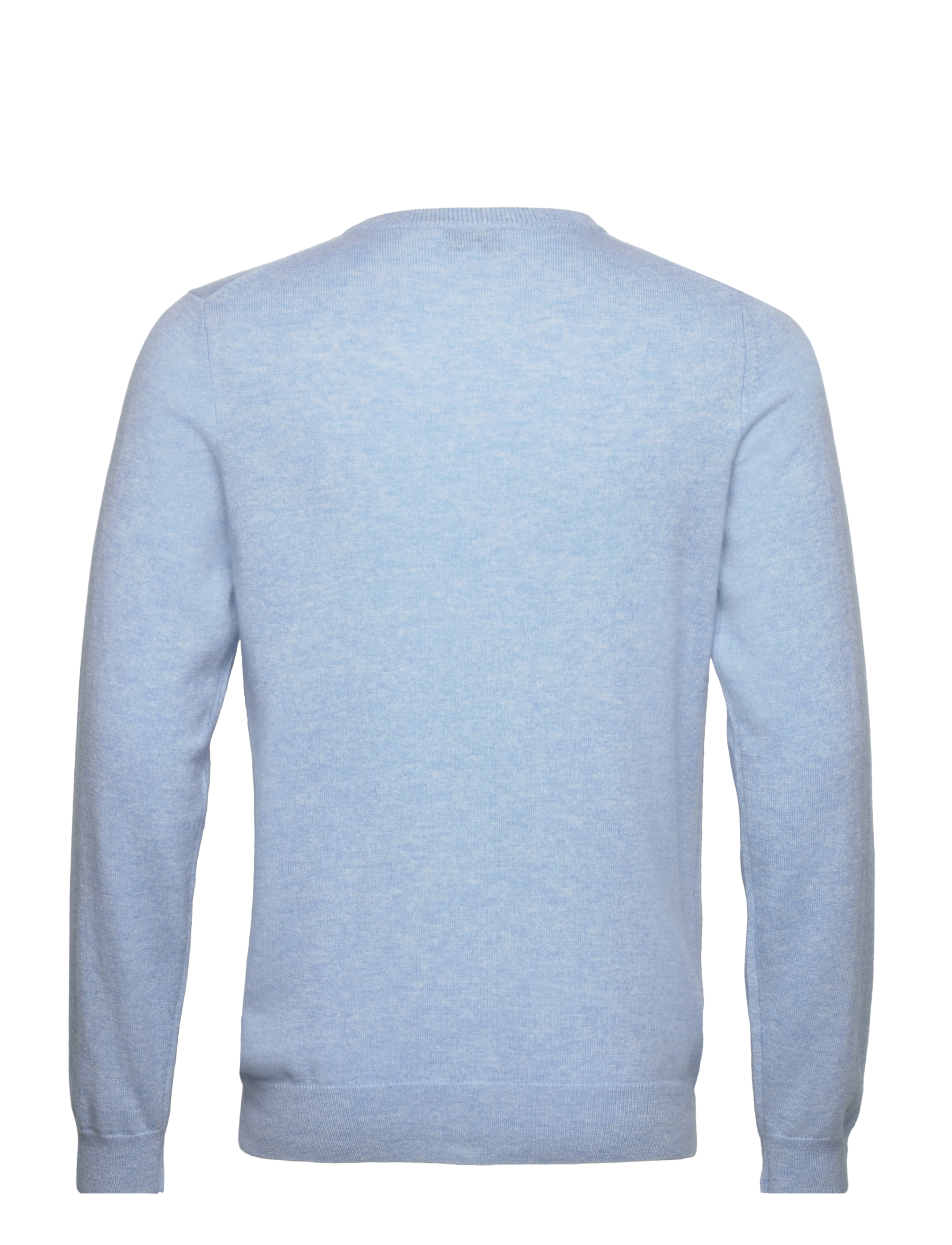 Davida Cashmere - Man O-neck Plain - trøjer - blue fog - 2