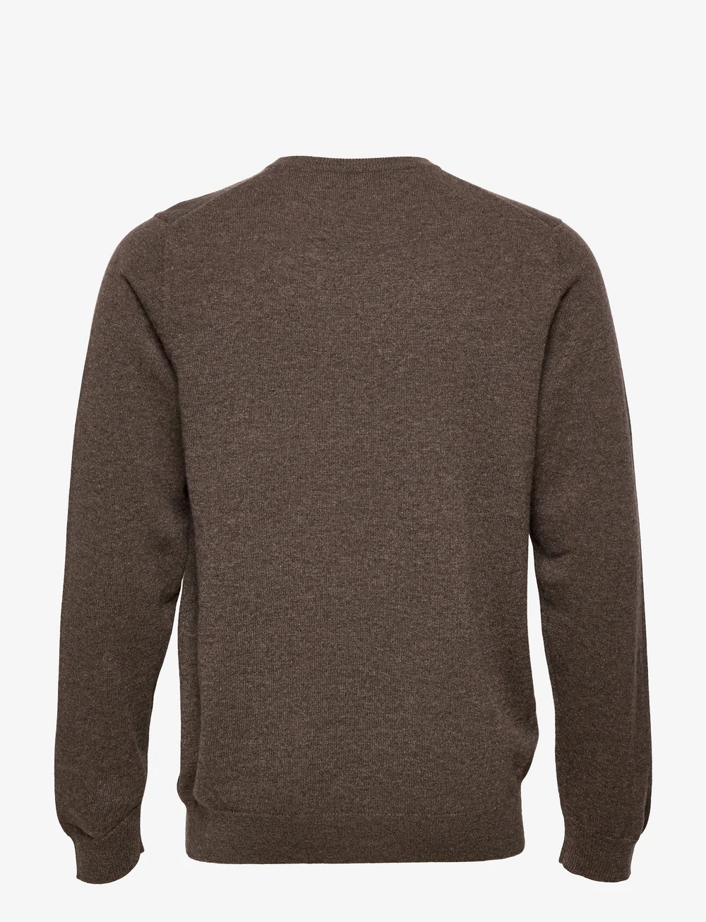 Davida Cashmere - Man O-neck Plain - pyöreäaukkoiset - cacao - 1