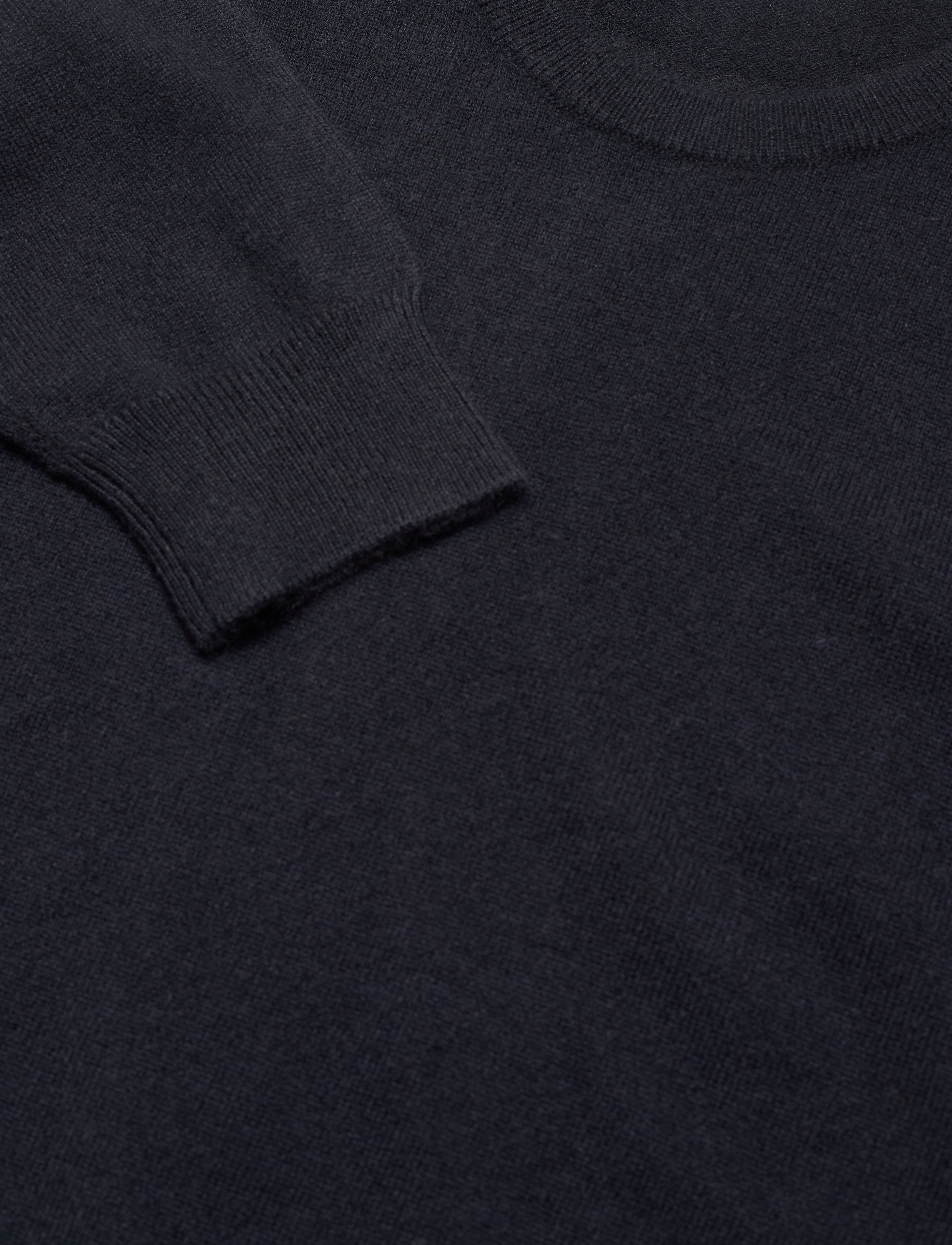Davida Cashmere - Man O-neck Plain - trøjer - navy - 3