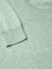 Davida Cashmere - Man O-neck Plain - basic knitwear - sage - 3