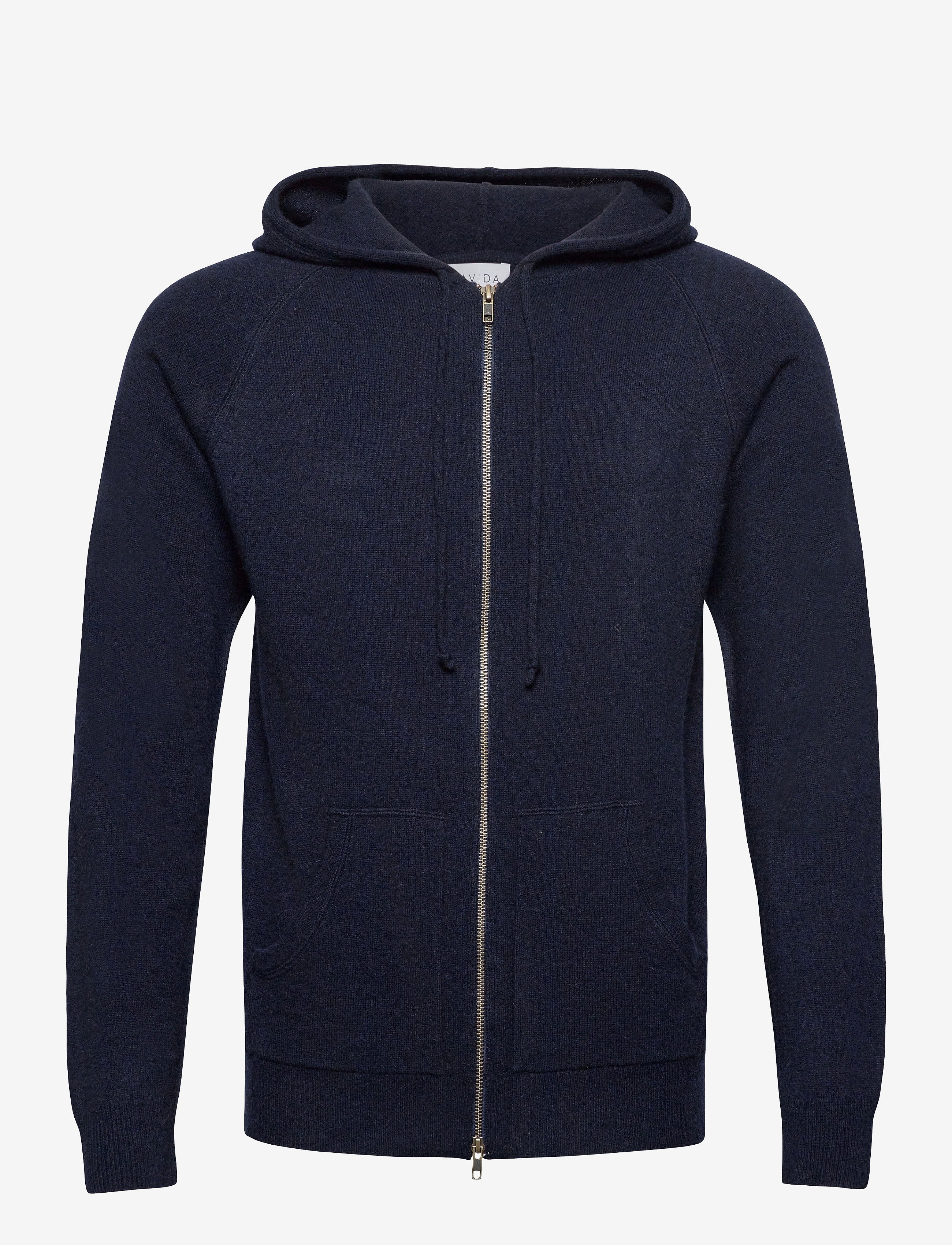 DAVIDA CASHMERE Man Hood Navy - L - Herren