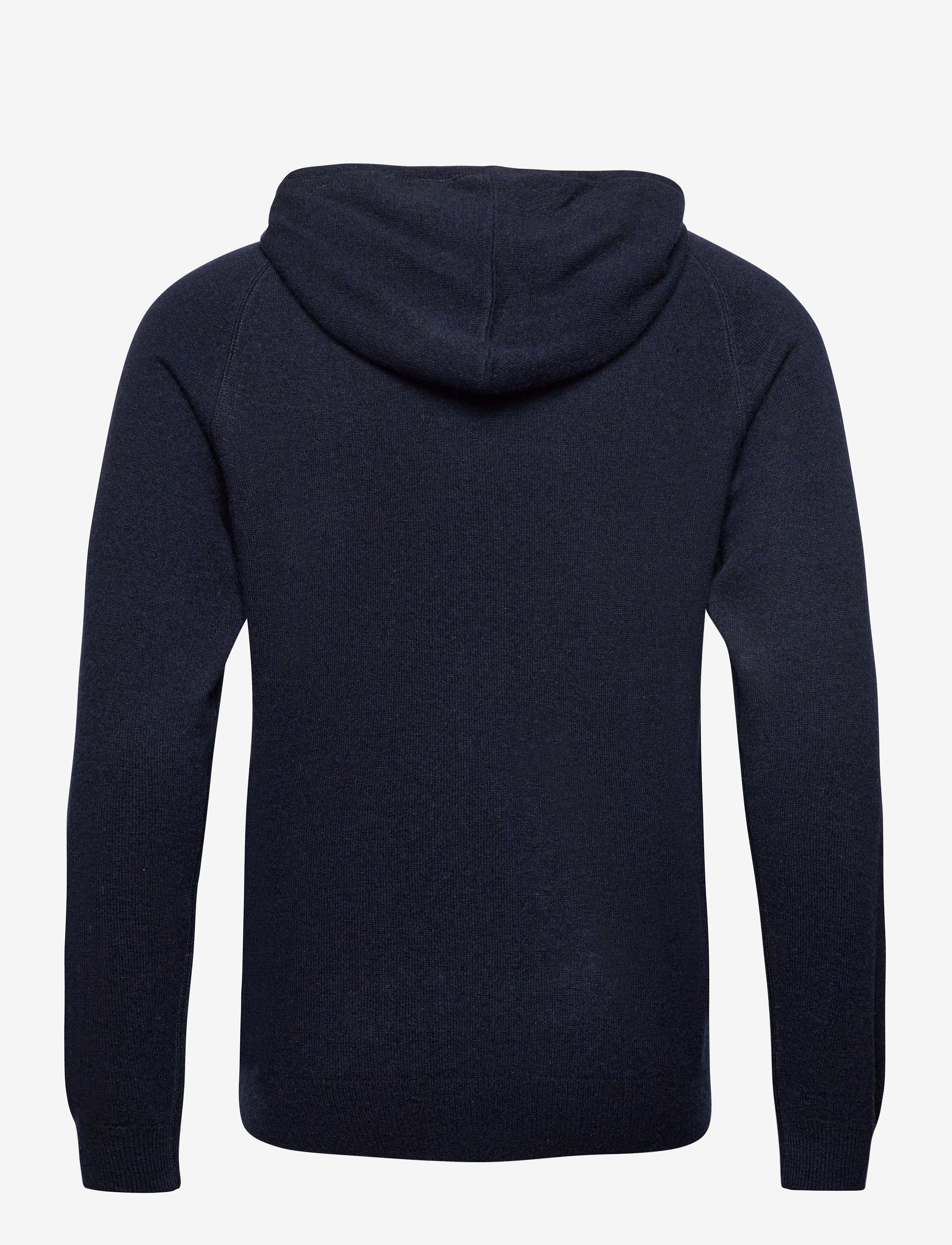 Davida Cashmere - Man Hood - full zip jumpers - navy - 2
