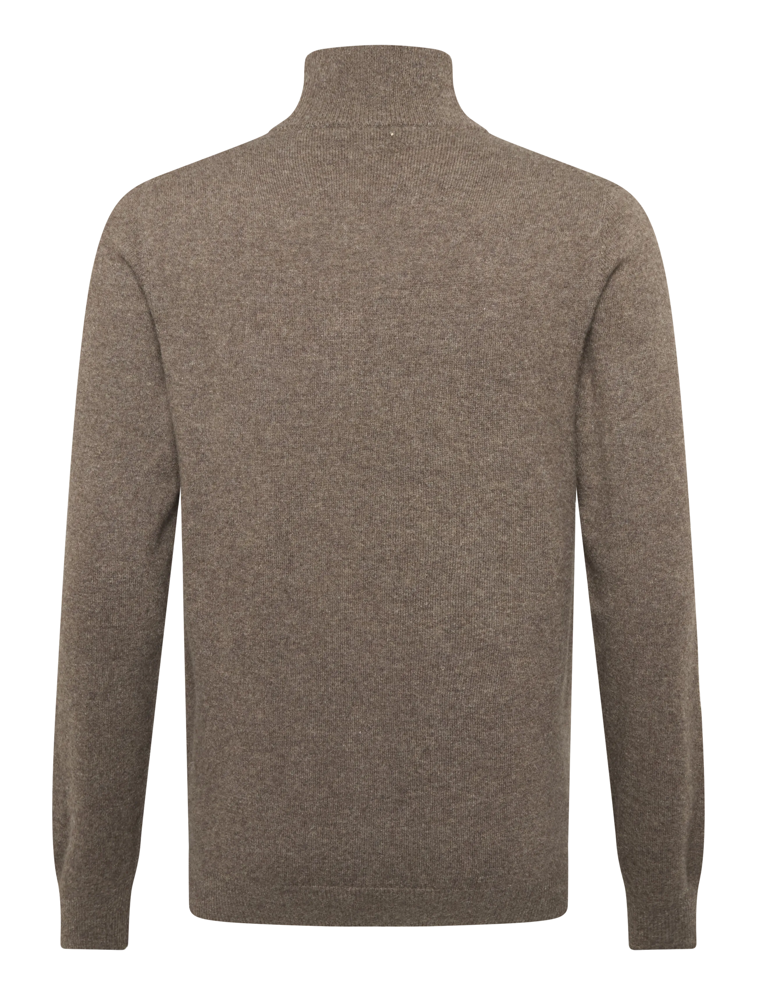 Davida Cashmere - man full zip - cacao - 1