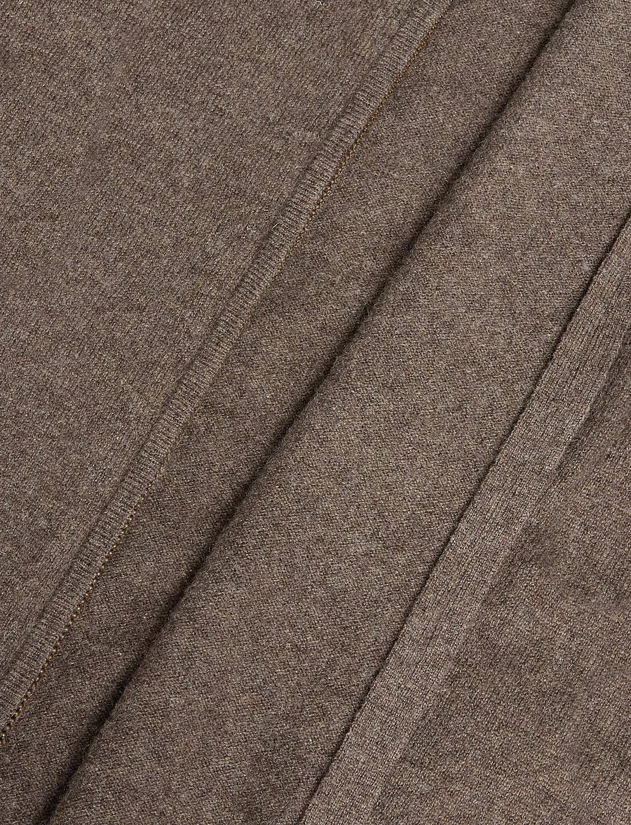 Davida Cashmere - man full zip - full zip tröjor - cacao - 4