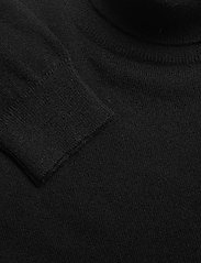 Davida Cashmere - Man Rib Turtleneck - megzti laisvalaikio drabužiai - black - 3