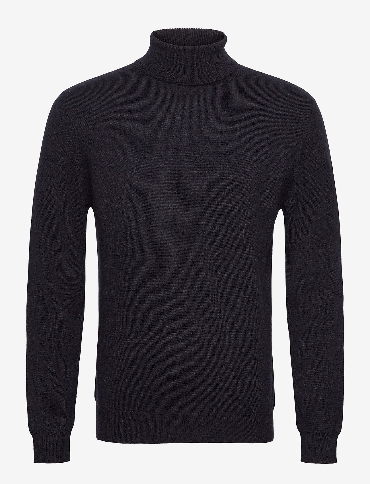 Davida Cashmere - Man Rib Turtleneck - basic-strickmode - navy - 0