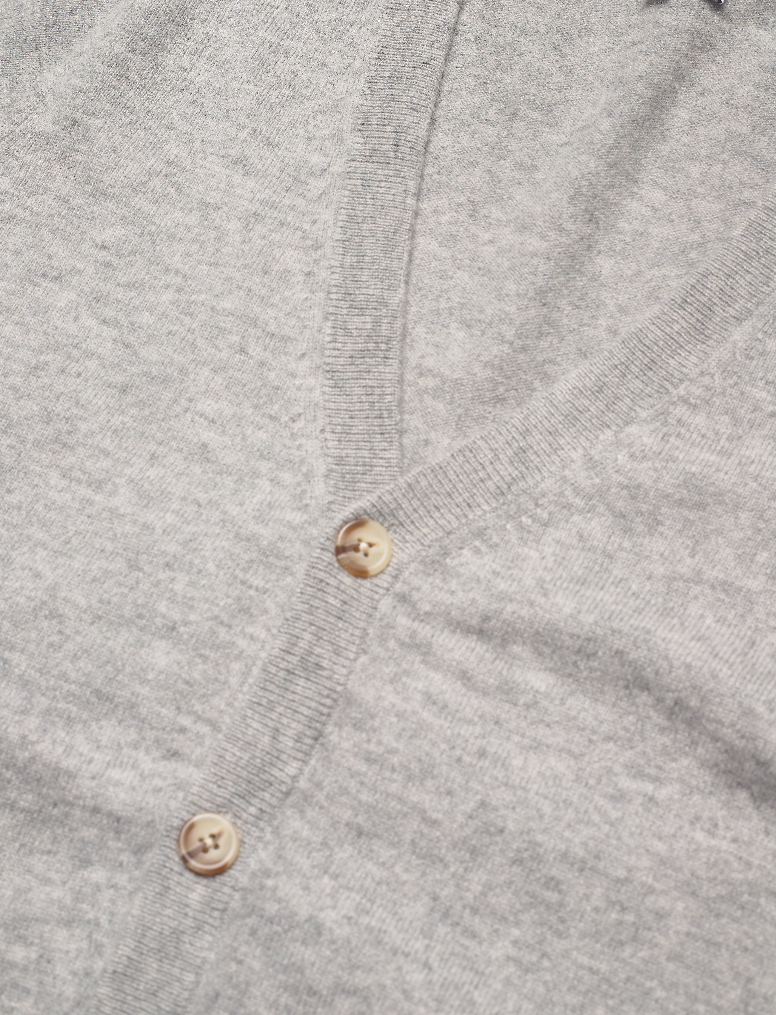Davida Cashmere - Man V Cardigan - light grey - 2