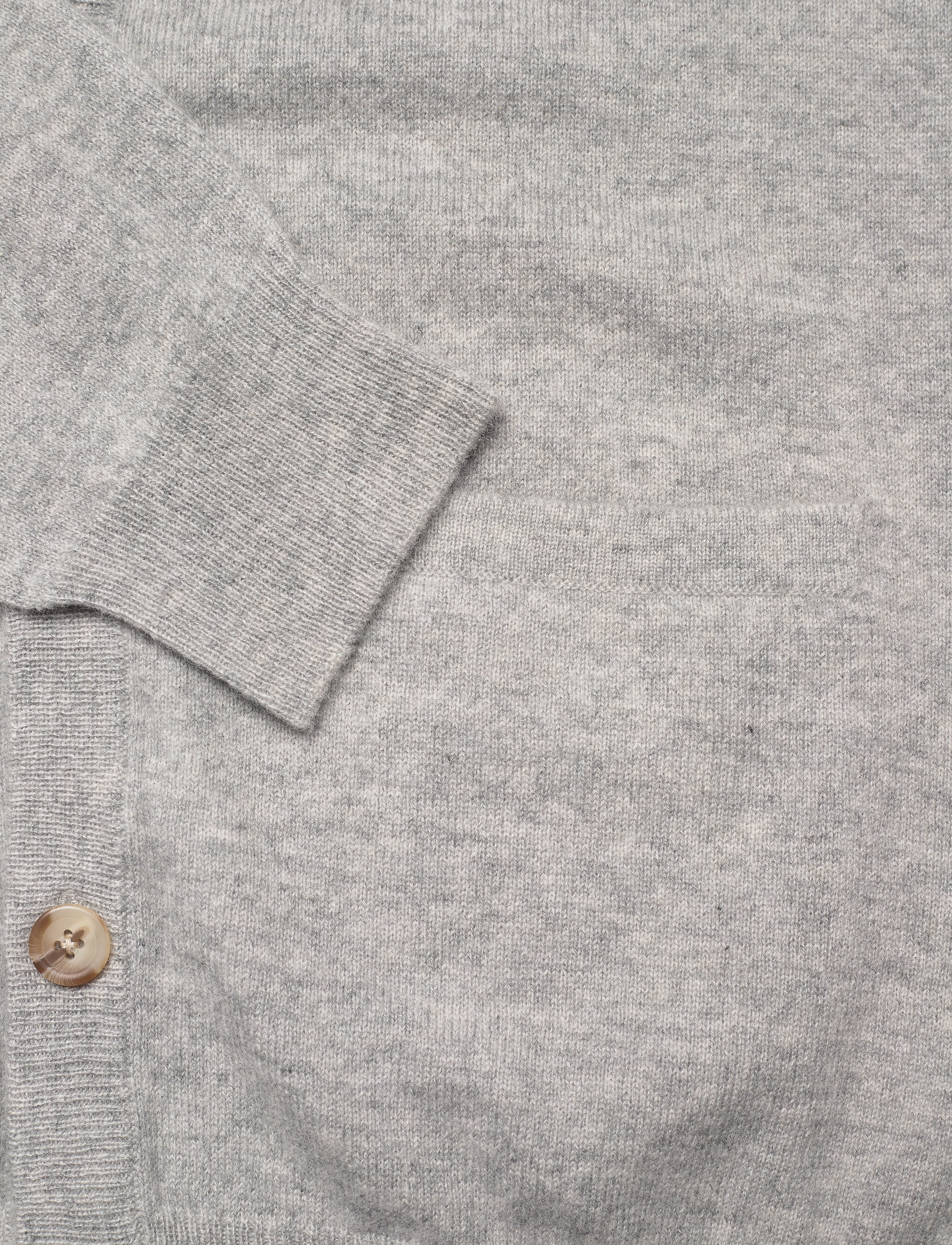 Davida Cashmere - Man V Cardigan - light grey - 3