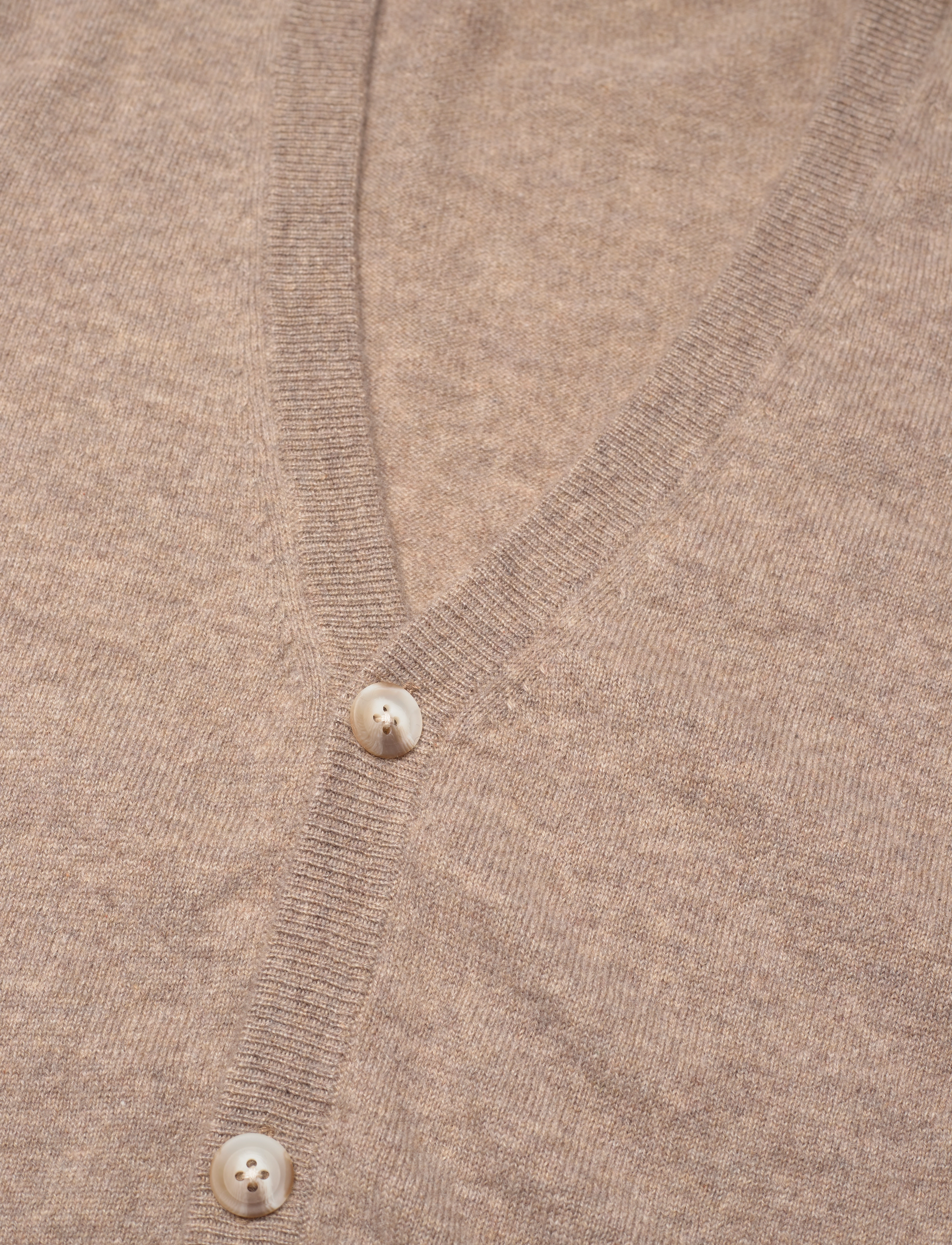 Davida Cashmere - Man V Cardigan - mink - 3