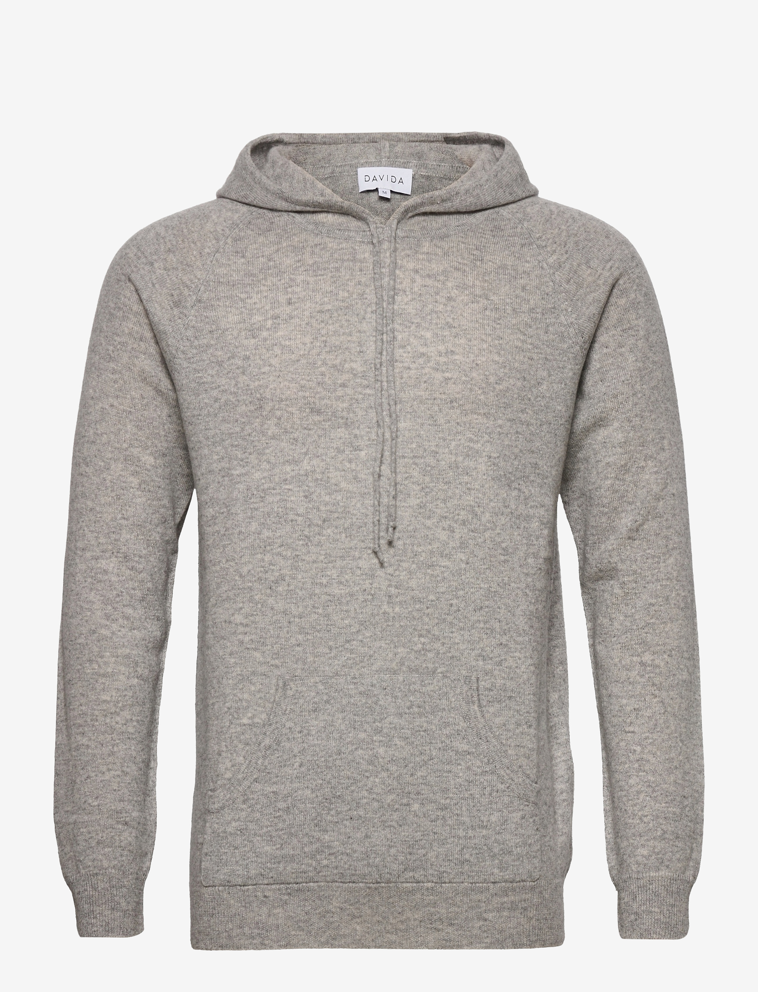 Man Front Pocket Hoodie - LIGHT GREY