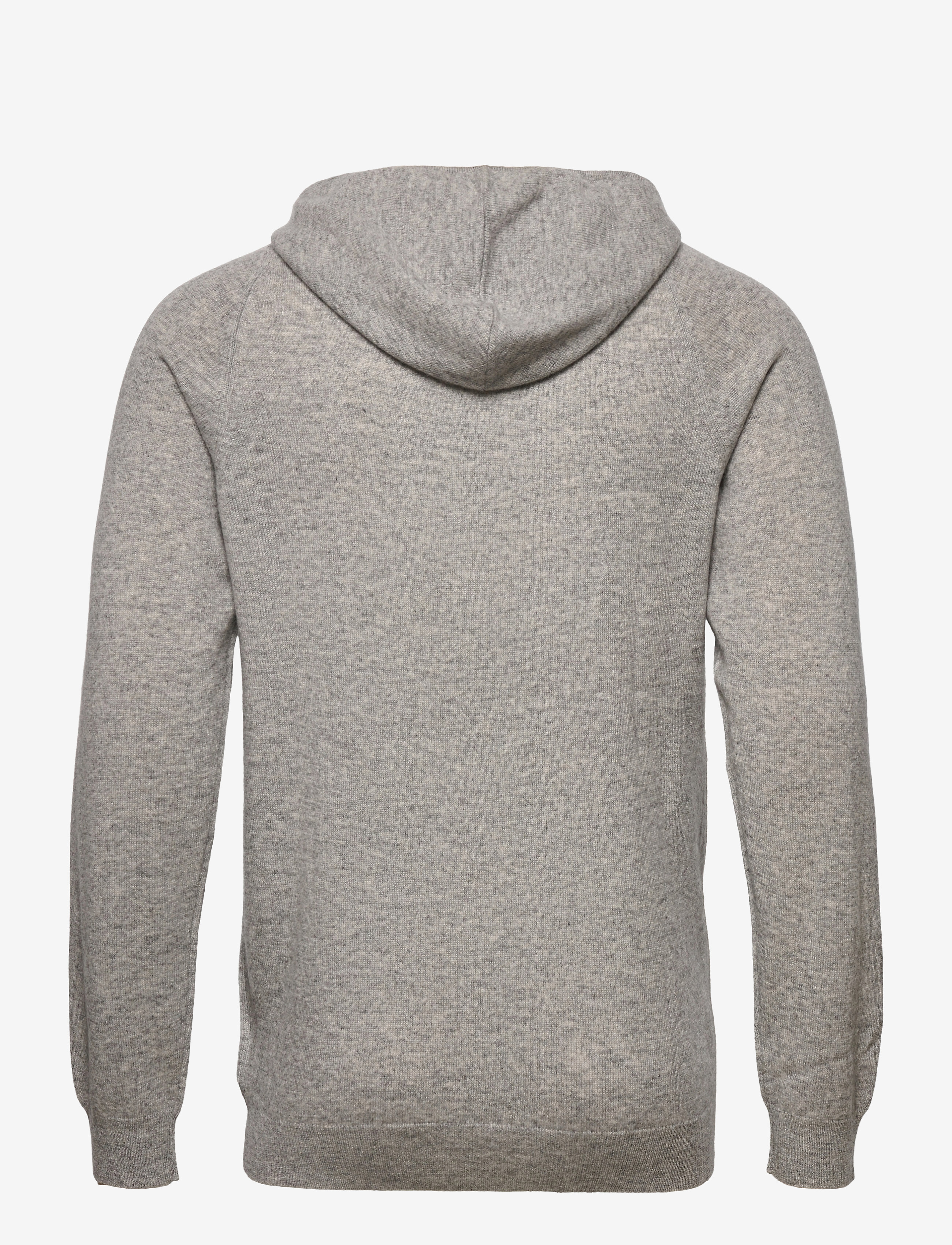 Davida Cashmere - man front pocket hoodie - autumn savings - light grey - 1