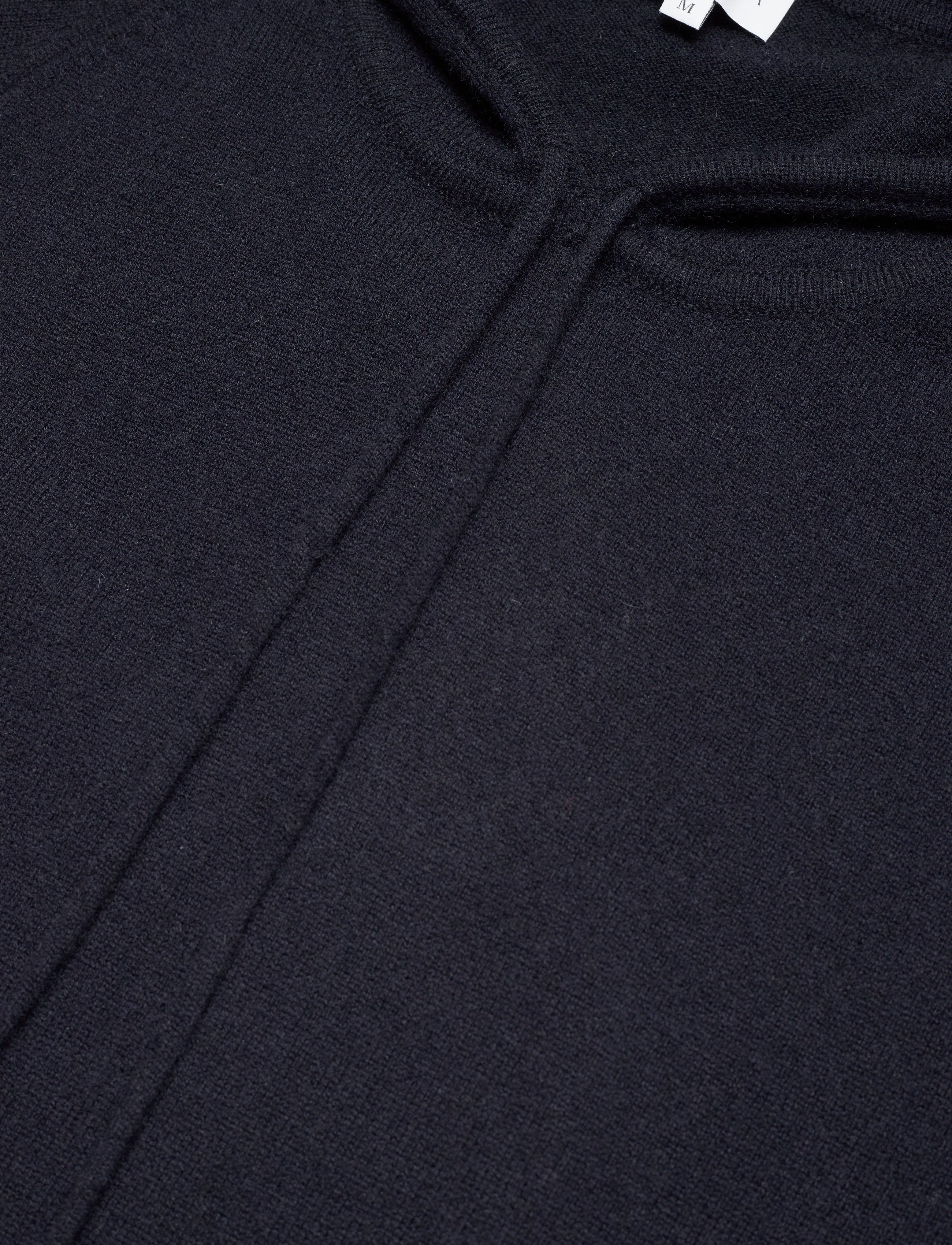 Davida Cashmere - man front pocket hoodie - hoodies - navy - 2