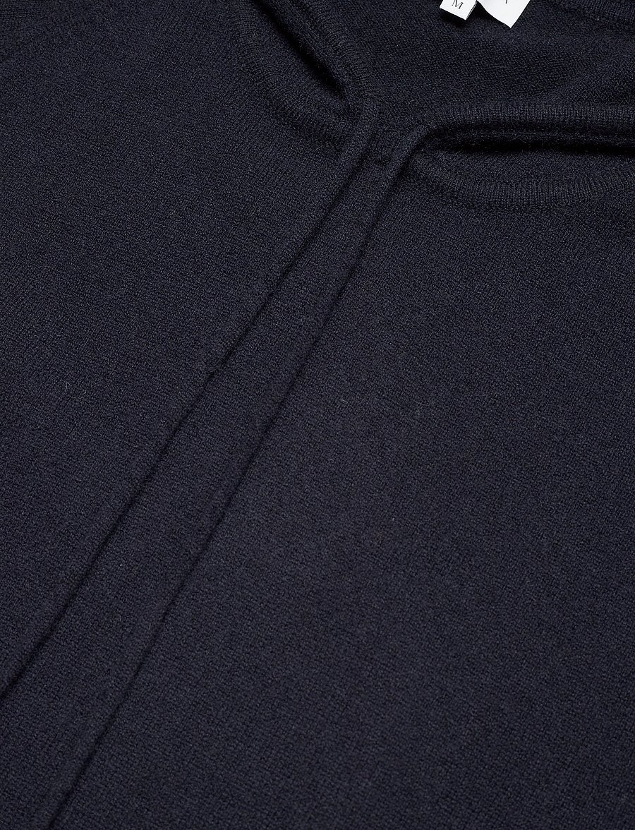 Davida Cashmere - man front pocket hoodie - hoodies - navy - 2
