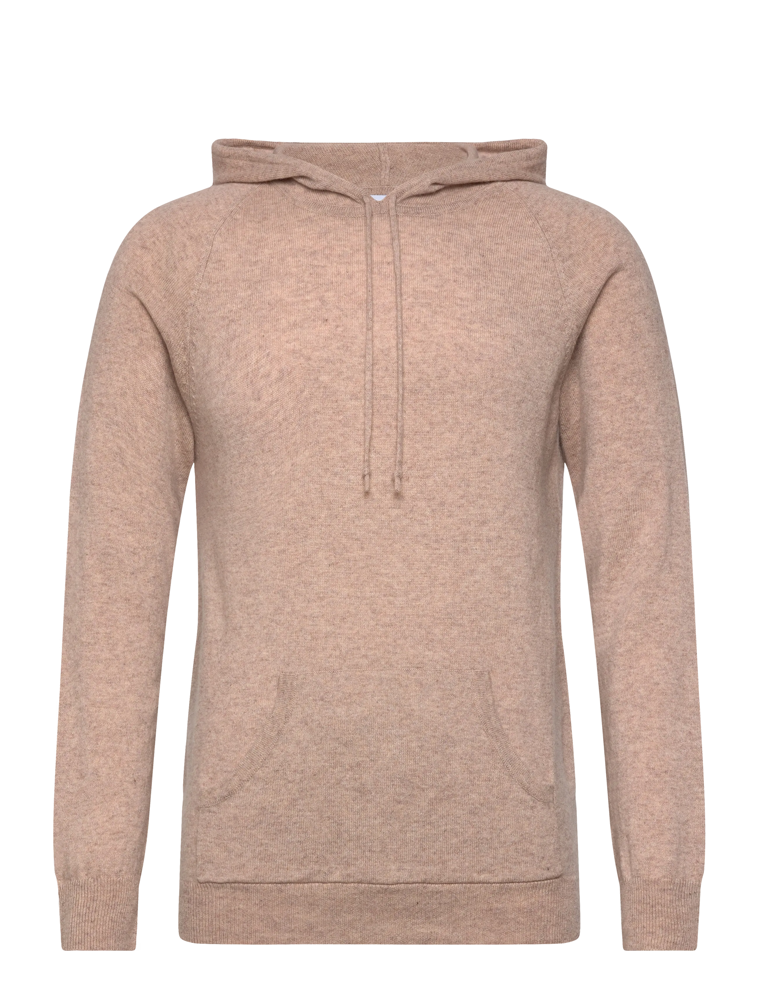 DAVIDA CASHMERE Man Front Pocket Hoodie Beige - XL - Herren