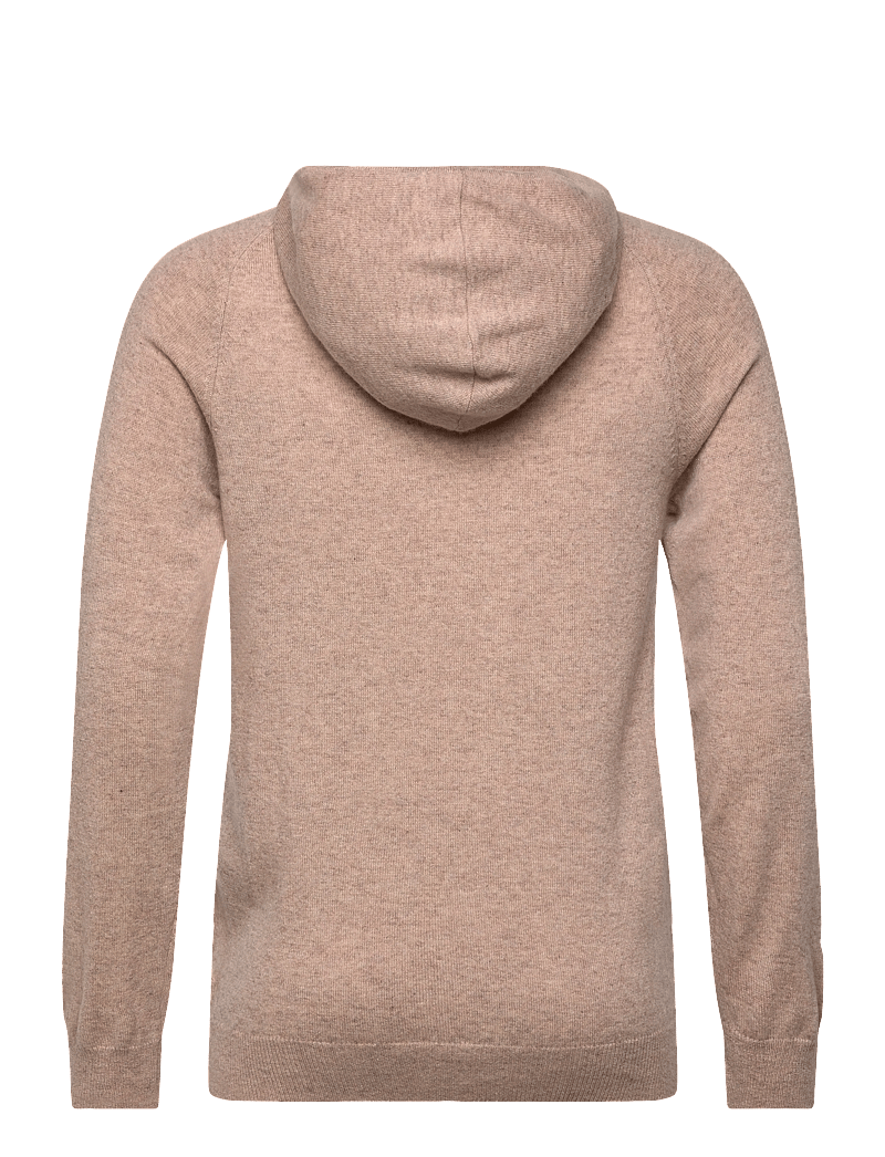Davida Cashmere - Man Front Pocket Hoodie - hættetrøjer - sand - 1