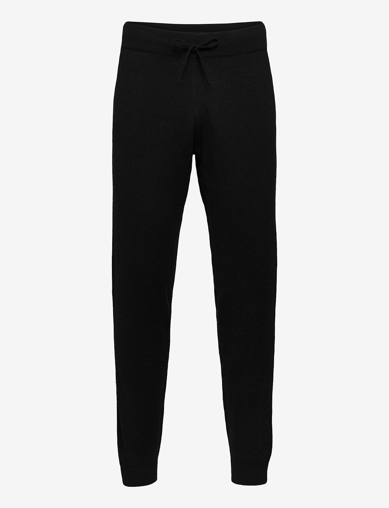 Davida Cashmere - Man Pants Pockets - collegehousut - black - 0