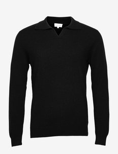 Man Open Collar Sweater, Davida Cashmere