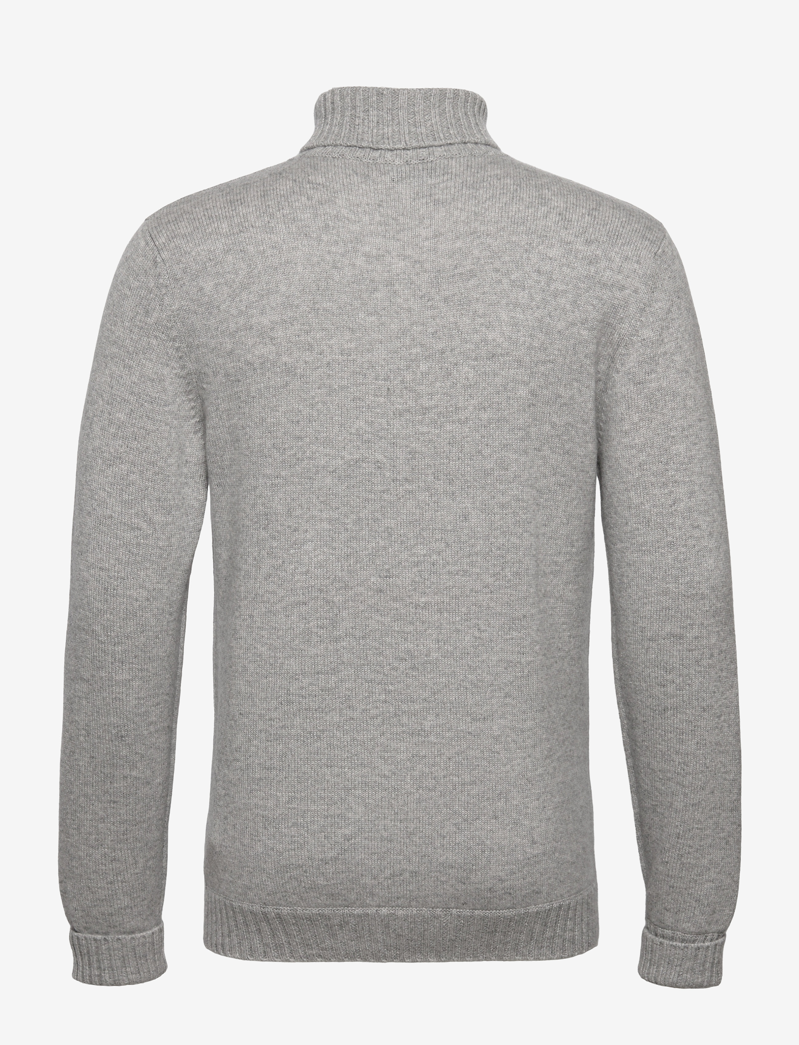 Davida Cashmere - Man Chunky Roll Neck Sweater - polokrage - light grey - 1