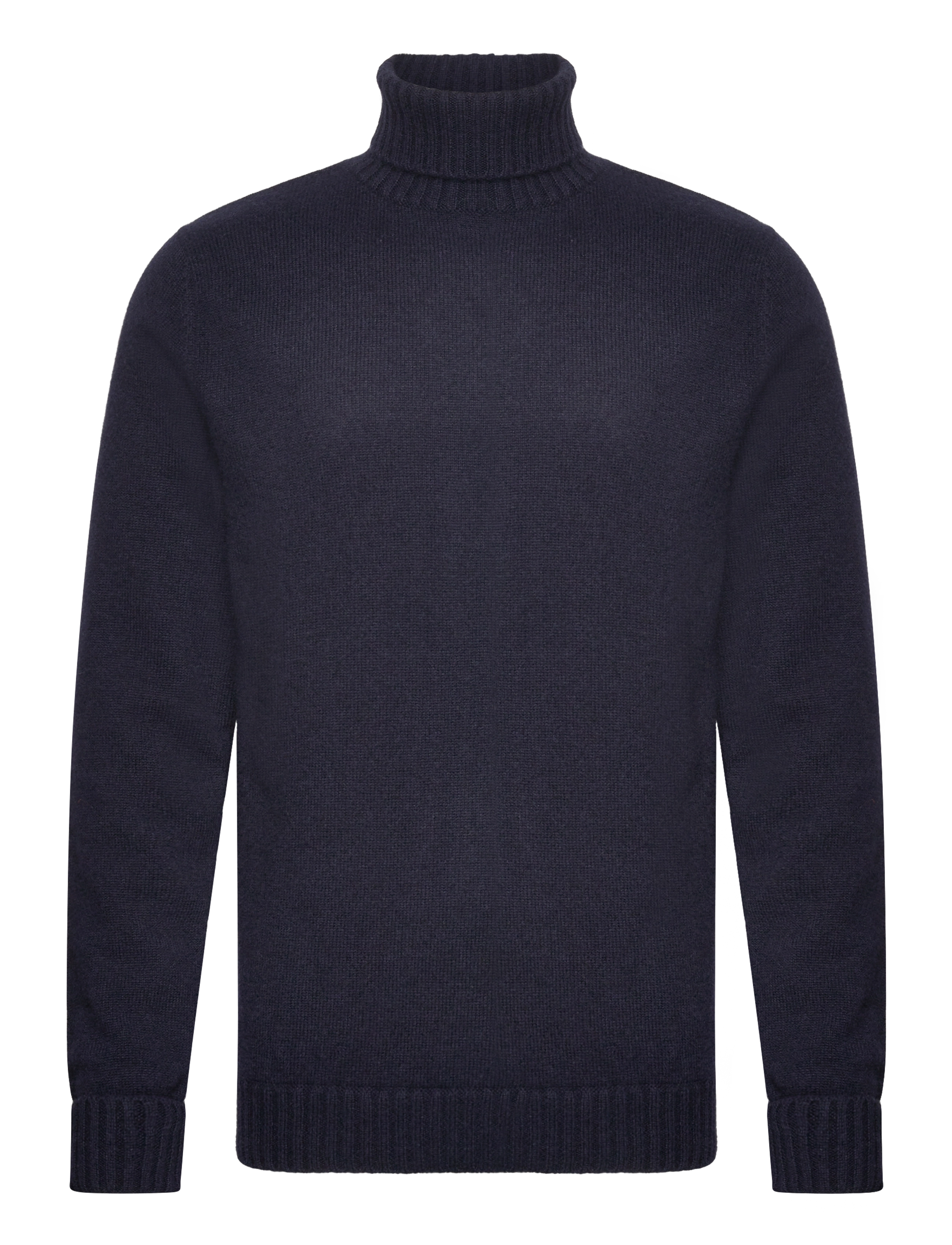 Davida Cashmere man chunky roll neck sweater - Shop efter anledning - NAVY / navy