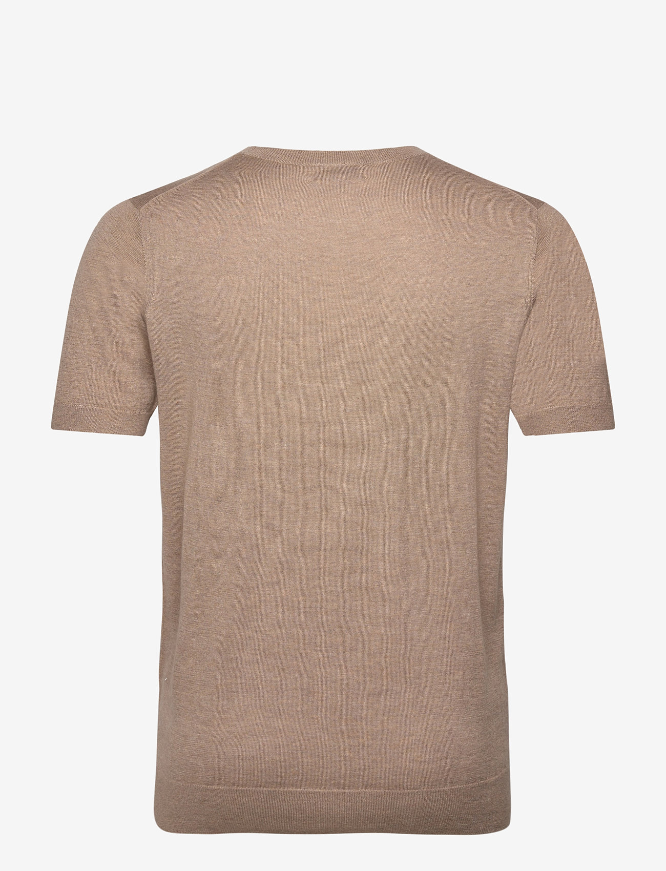Davida Cashmere - Man Fine Knit T-shirt - t-shirts - mink - 2