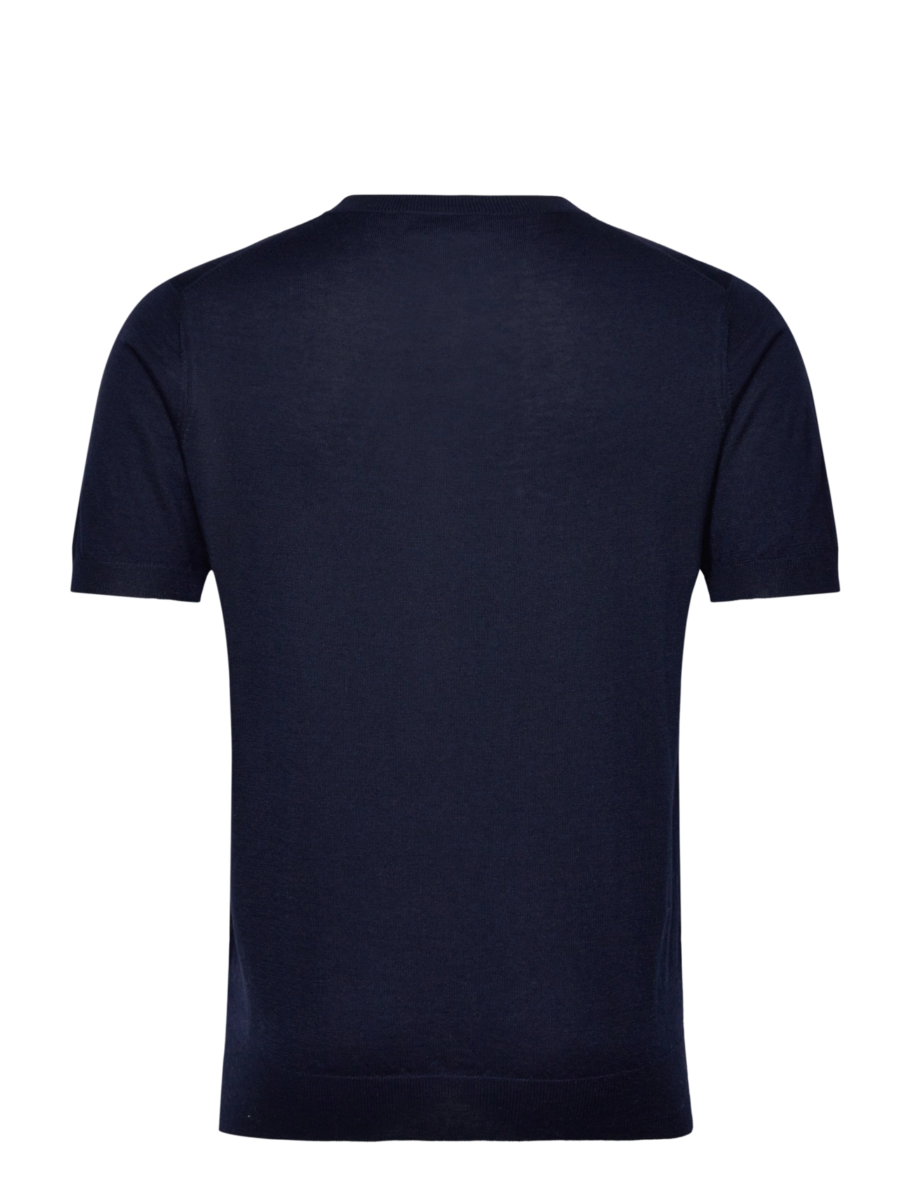 Davida Cashmere - Man Fine Knit T-shirt - kortærmede t-shirts - navy - 2