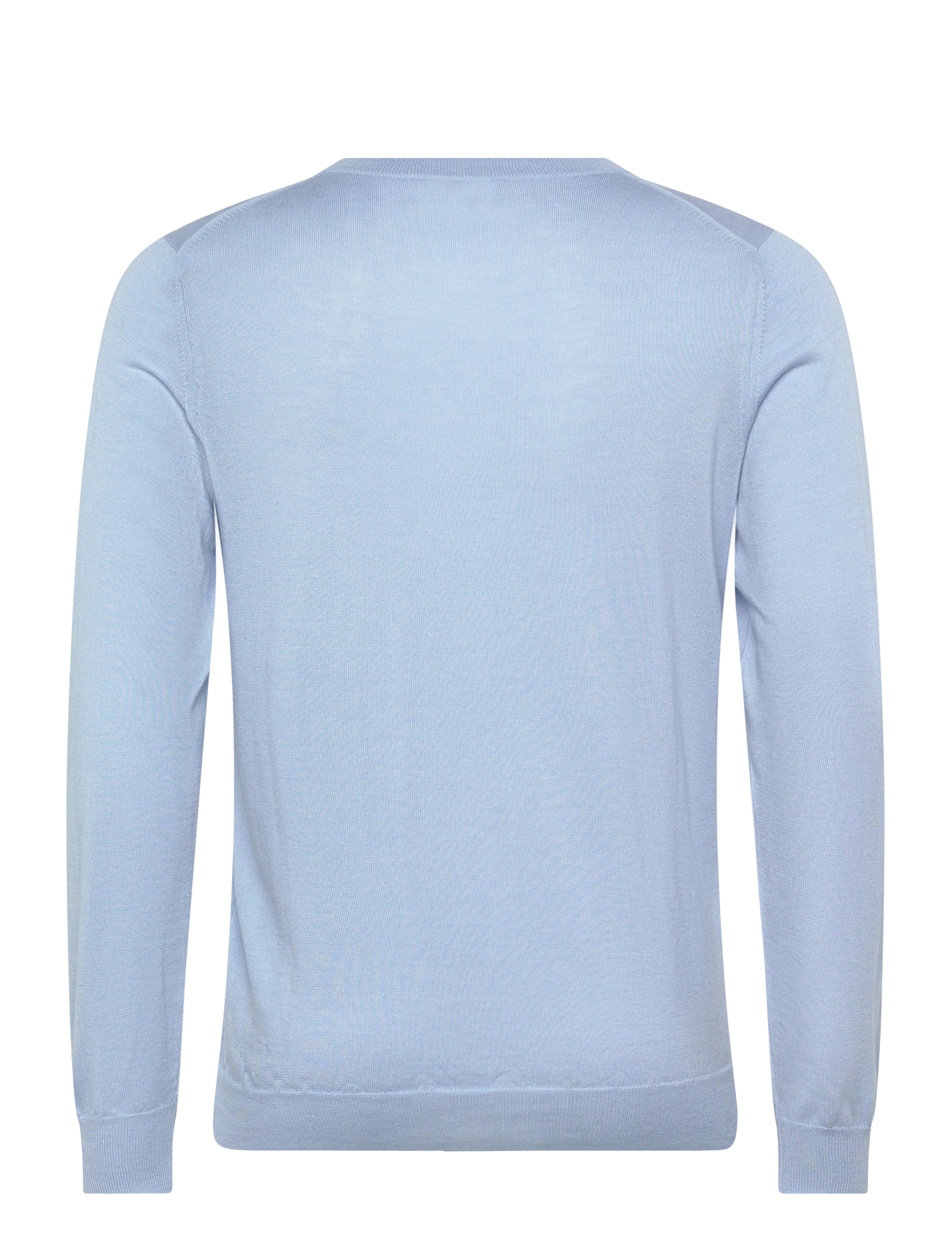 Davida Cashmere - Man Fine Knit O-neck Sweater - rund hals - blue fug - 2