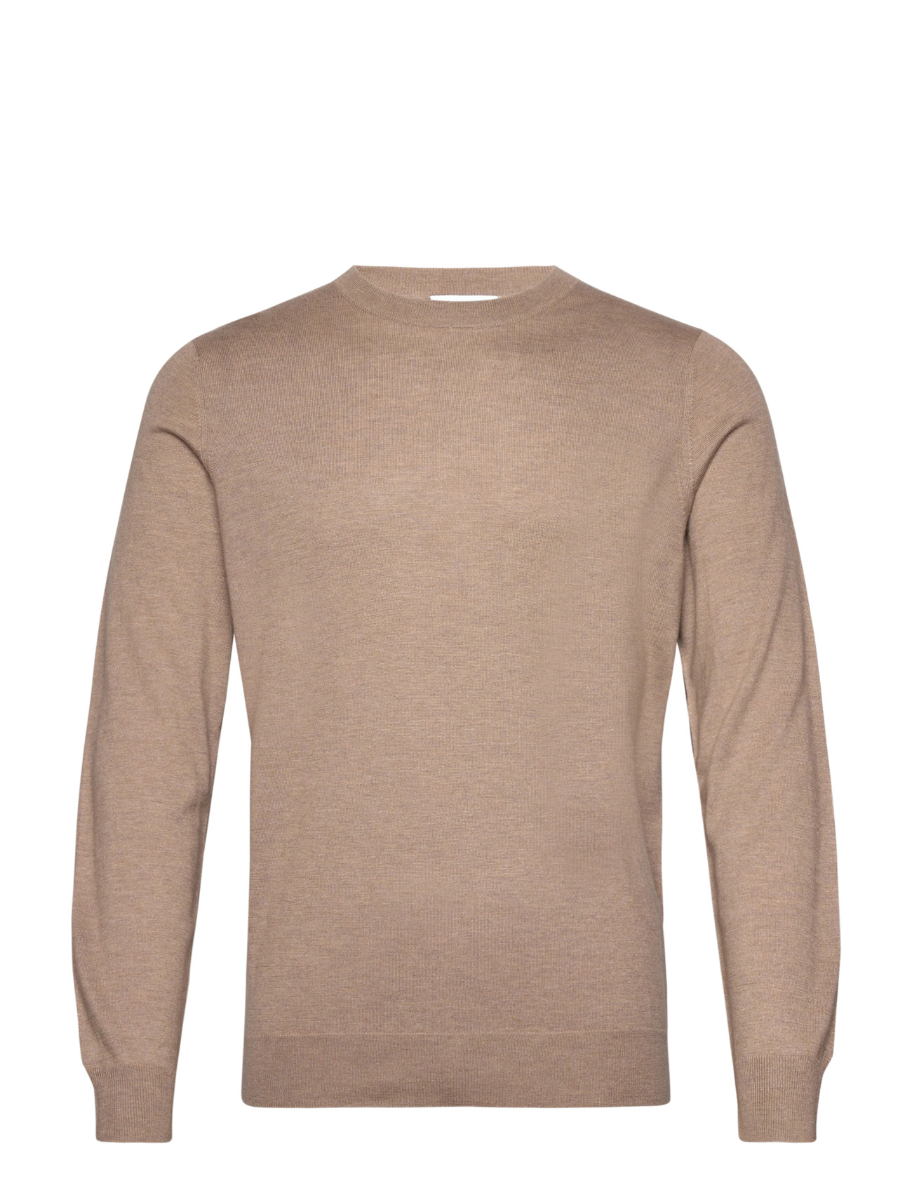 DAVIDA CASHMERE Man Fine Knit O-Neck Pullover Beige - XL - Herren