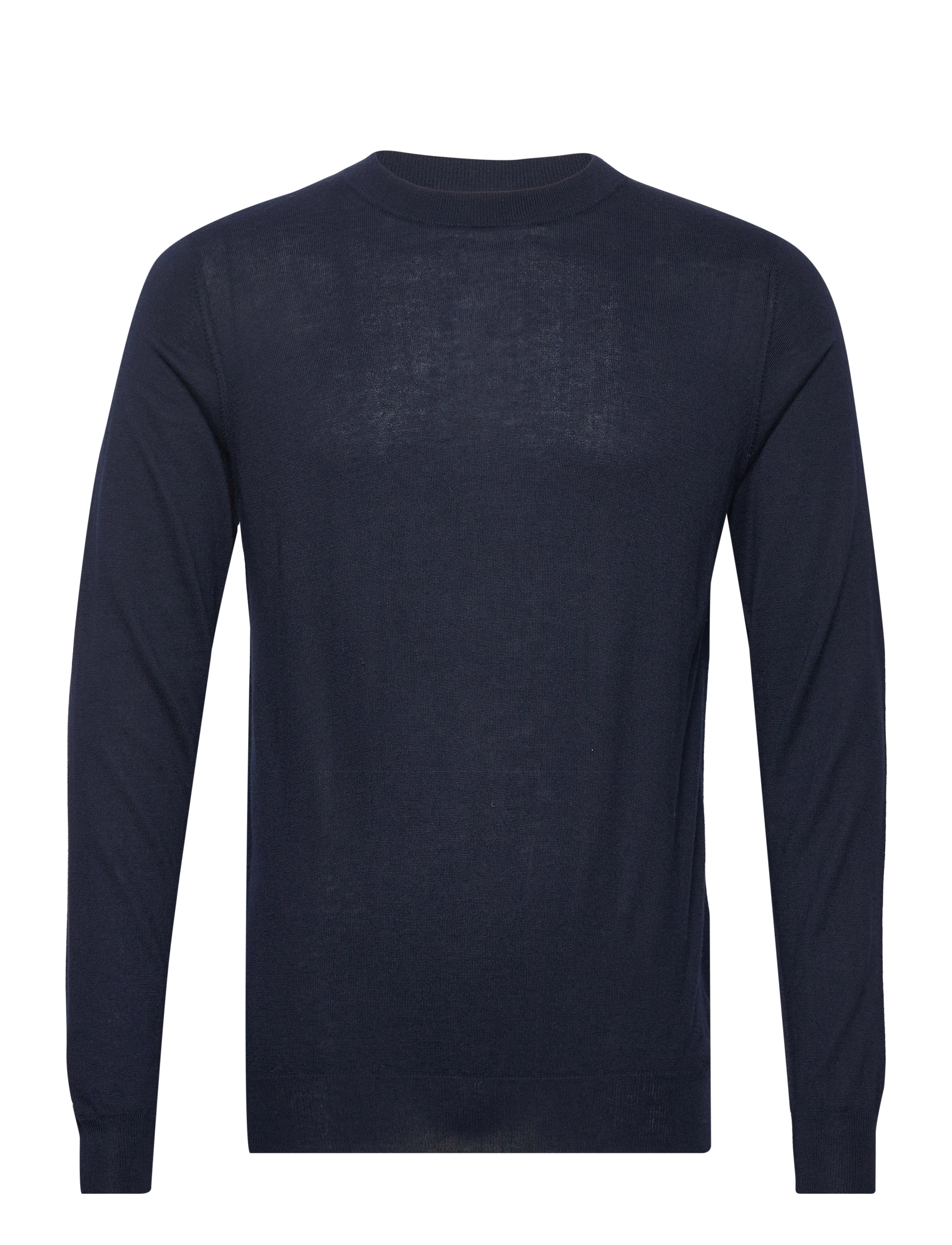DAVIDA CASHMERE Man Fine Knit O-Neck Pullover Navy - XL - Herren