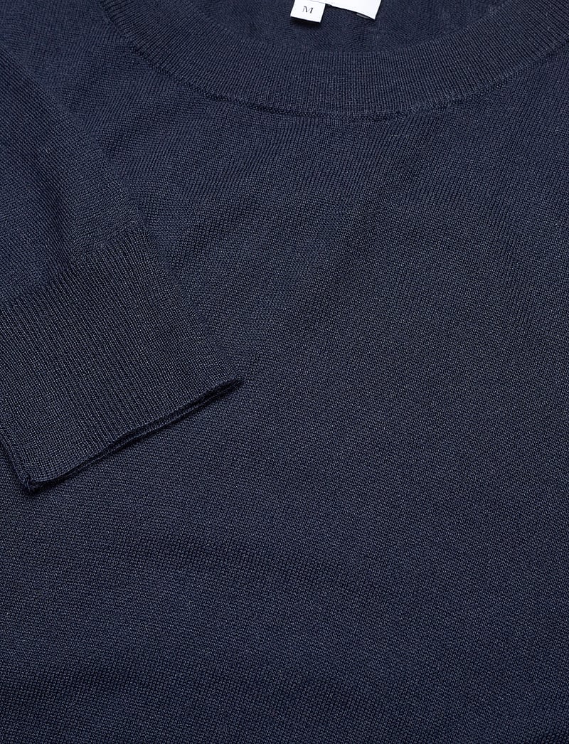 Davida Cashmere - Man Fine Knit O-neck sweater - Ümmarguse kaelusega kudumid - navy - 4