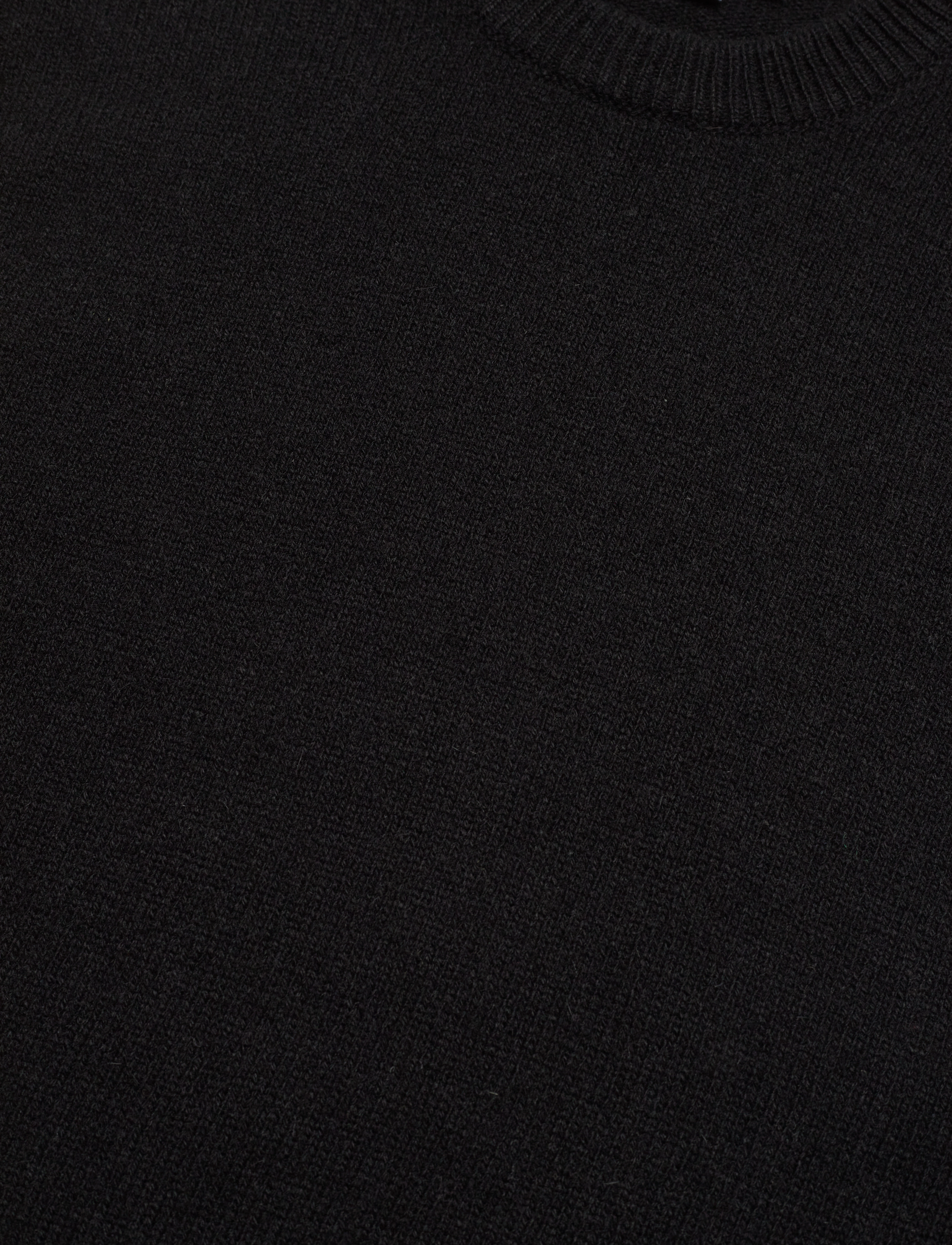 Davida Cashmere - Man Classic O-neck Vest - black - 2