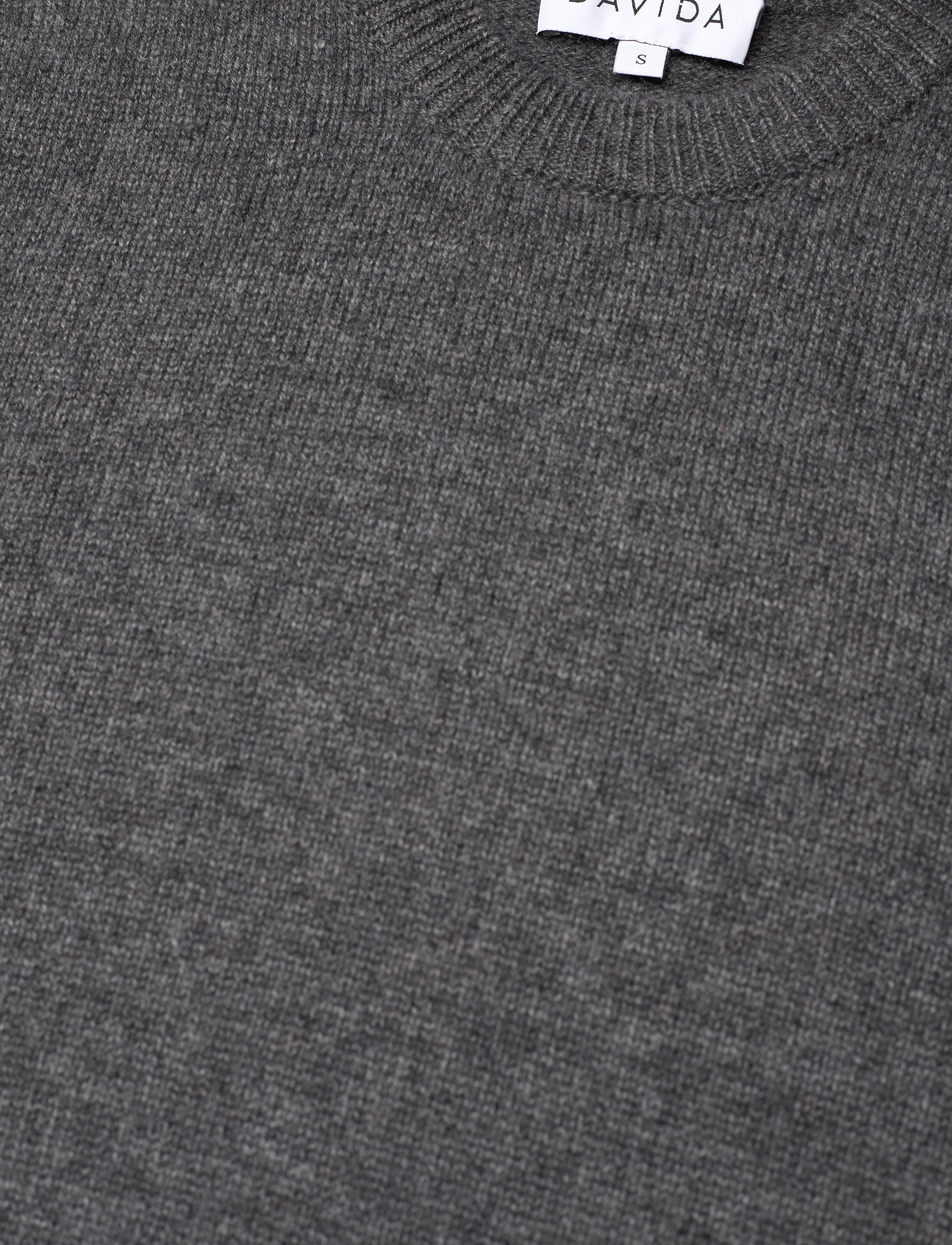 Davida Cashmere - Man Classic O-neck Vest - dark grey - 2