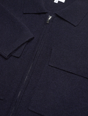 Davida Cashmere - Man Collar Jacket - verjaardagscadeaus - navy - 2