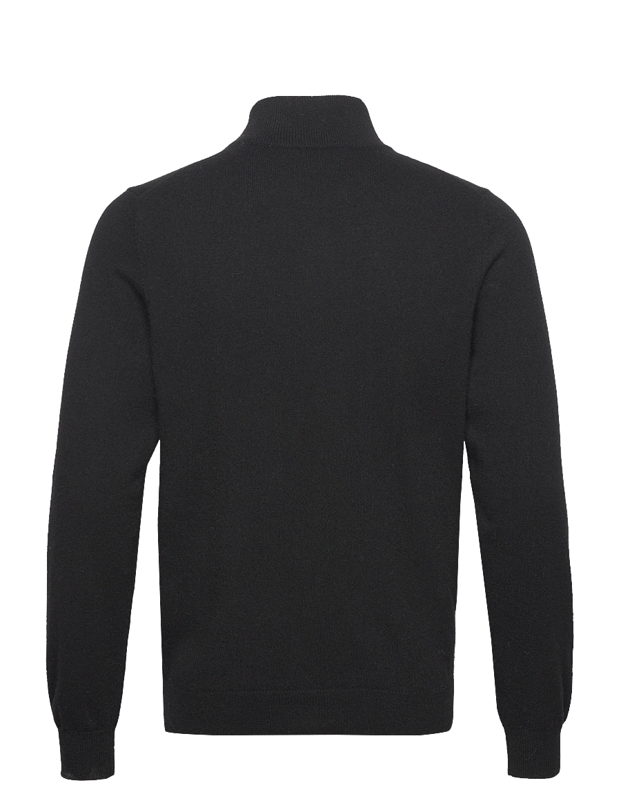 Davida Cashmere - Man Zip Cardigan - black - 1