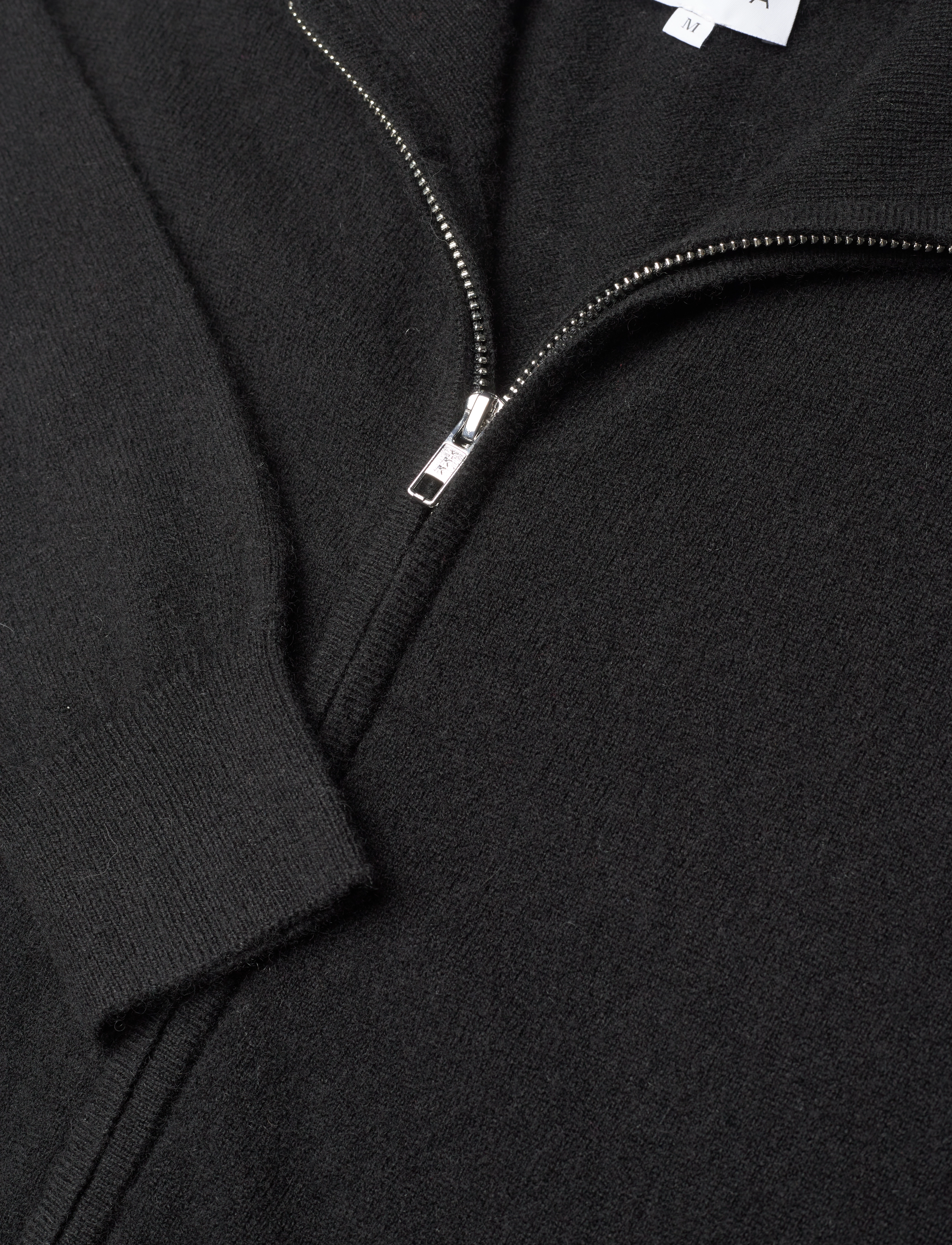 Davida Cashmere - Man Zip Cardigan - black - 2
