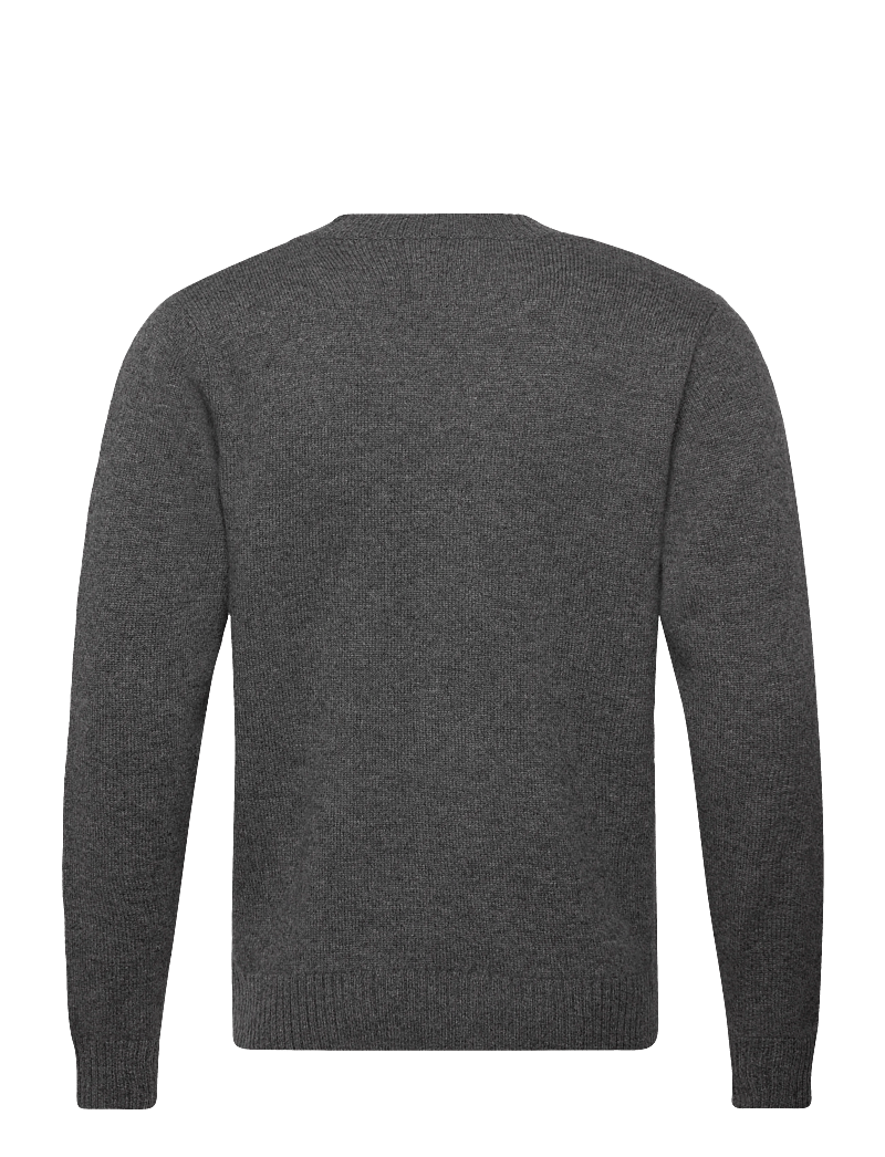 Davida Cashmere - Man Chunky V Cardigan - cardigans - dark grey - 2