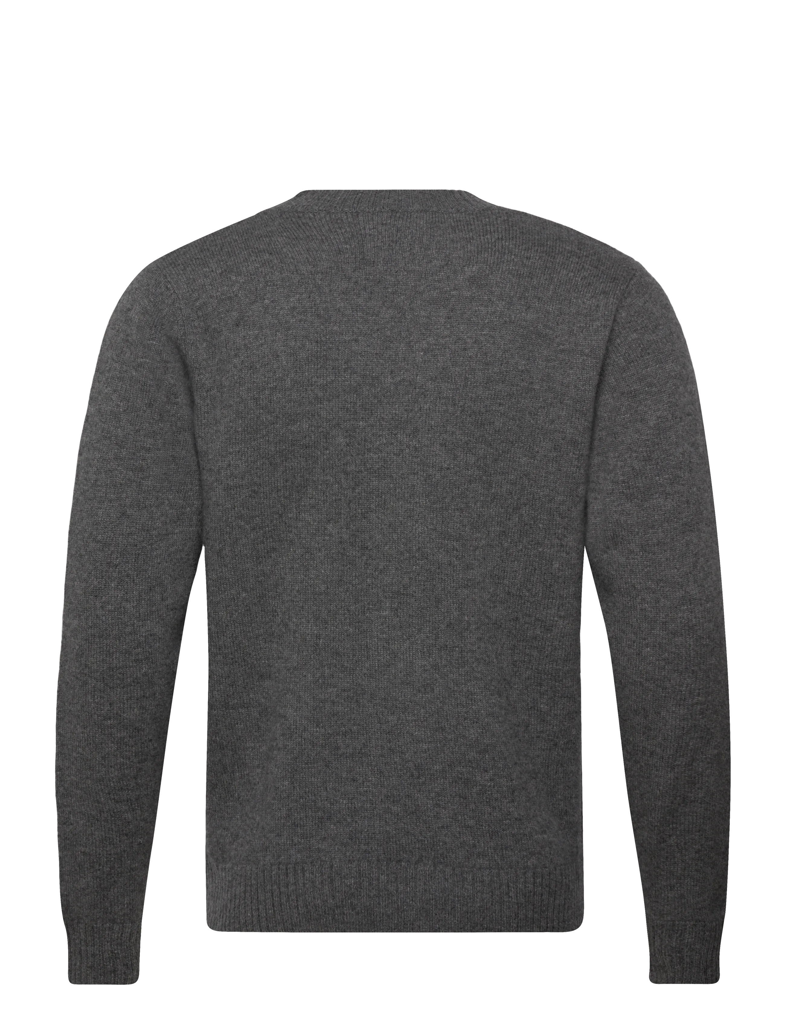 Davida Cashmere - Man Chunky V Cardigan - cardigans - dark grey - 2