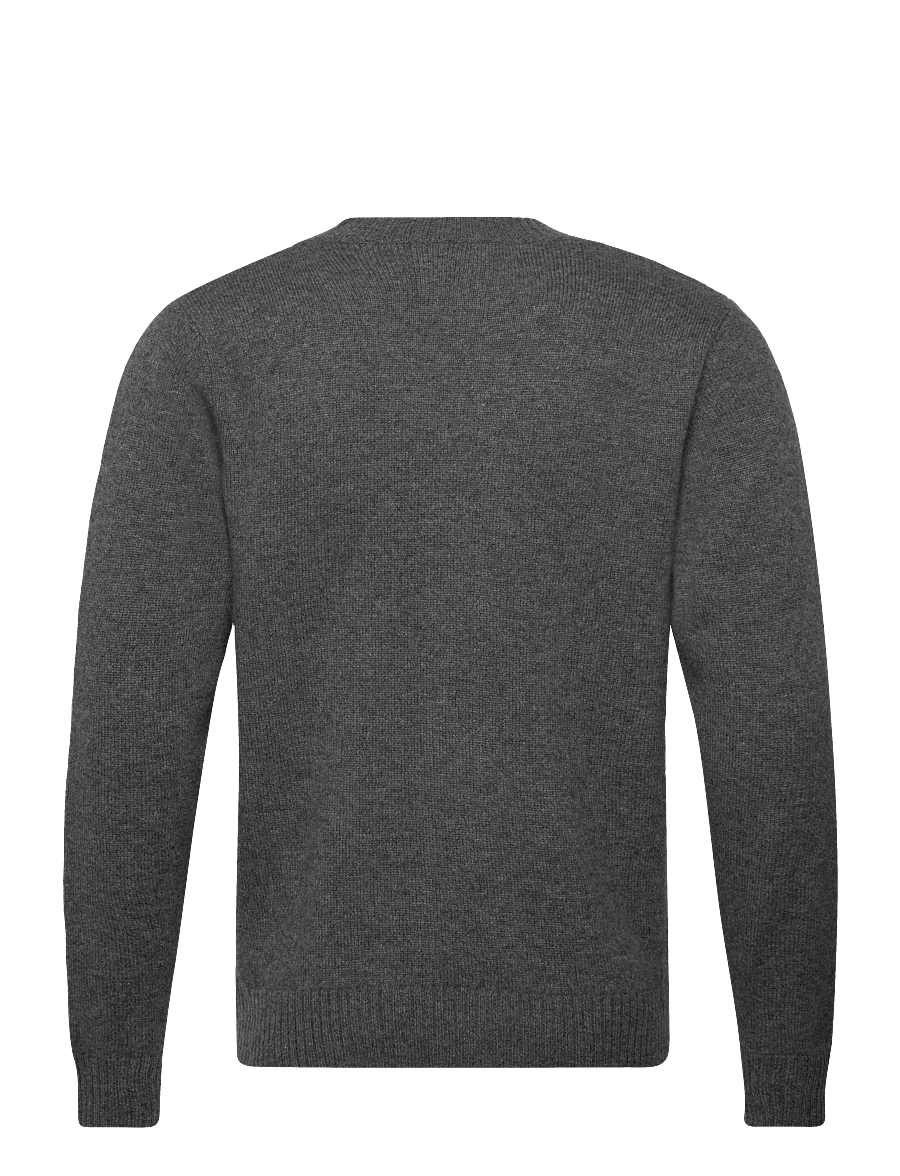 Davida Cashmere - Man Chunky V Cardigan - cardigans - dark grey - 2
