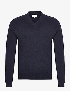 Man Chunky V-neck Sweater, Davida Cashmere