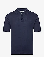 Man Fine Knit Pique - NAVY