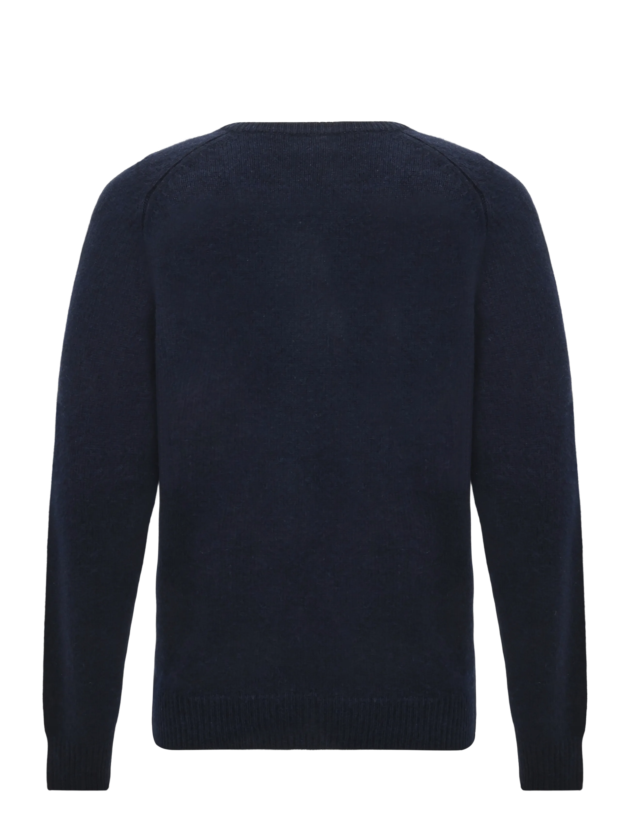 Davida Cashmere - Man Chunky V-Neck - navy - 1