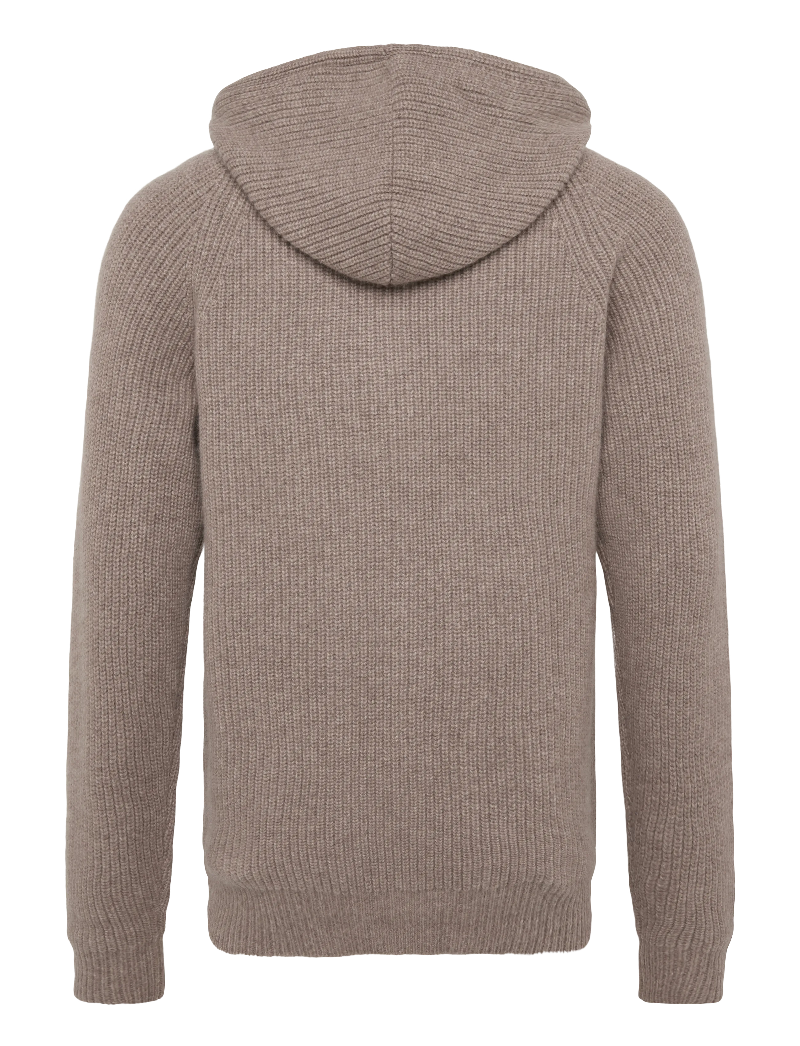 Davida Cashmere Man Chunky Rib Hood hoodies herr – bild 2