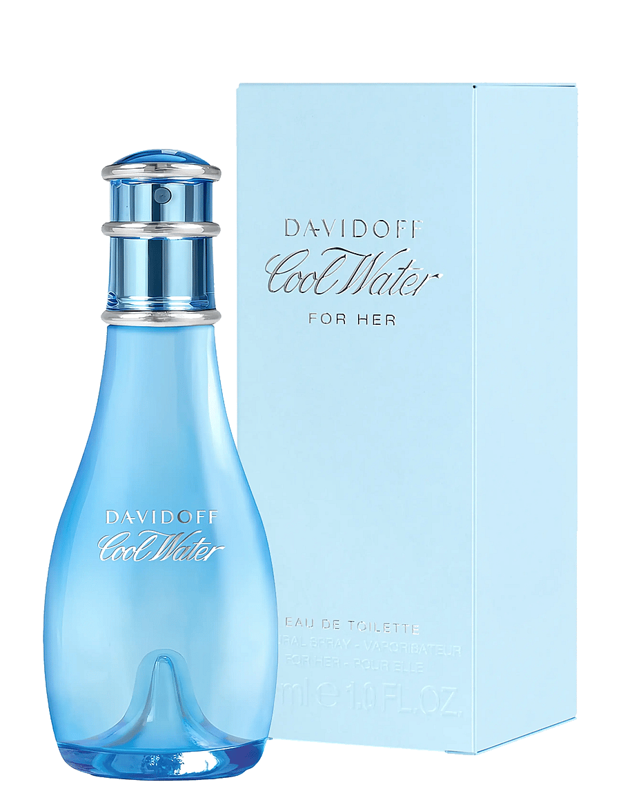 Davidoff - Cool Water Woman Eau de Toilette - til hende - clear - 1