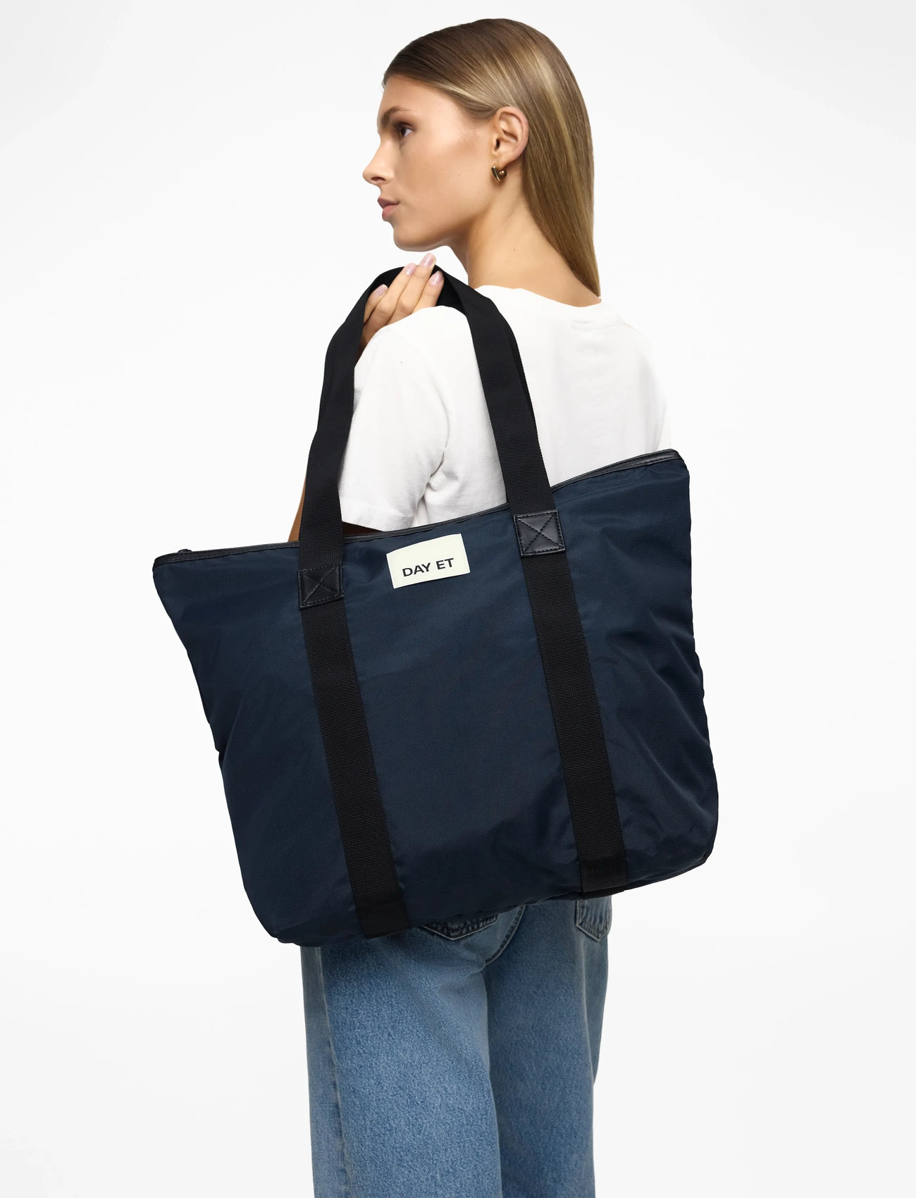 DAY ET - Day Gweneth RE-S Bag M - tote bags - navy blazer - 0