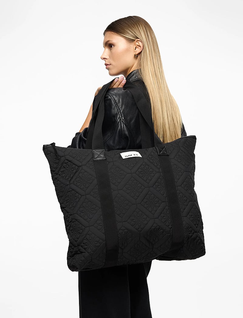 DAY ET - Day Gweneth RE-Q Flotile Bag - shoppers - black - 0
