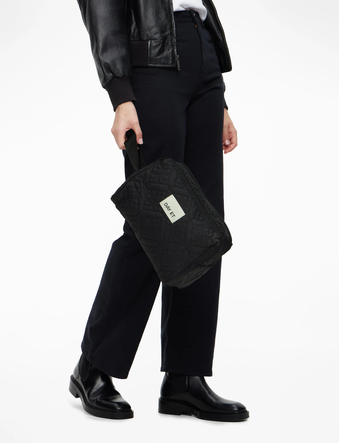 DAY ET - Day Gweneth RE-Q Flotile Washbag L - sminkväskor - black - 0