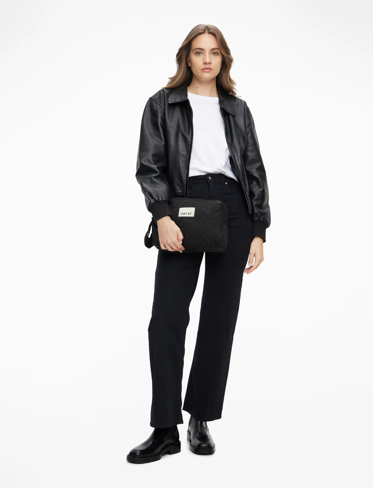 DAY ET - Day Gweneth RE-Q Flotile Washbag L - black - 2