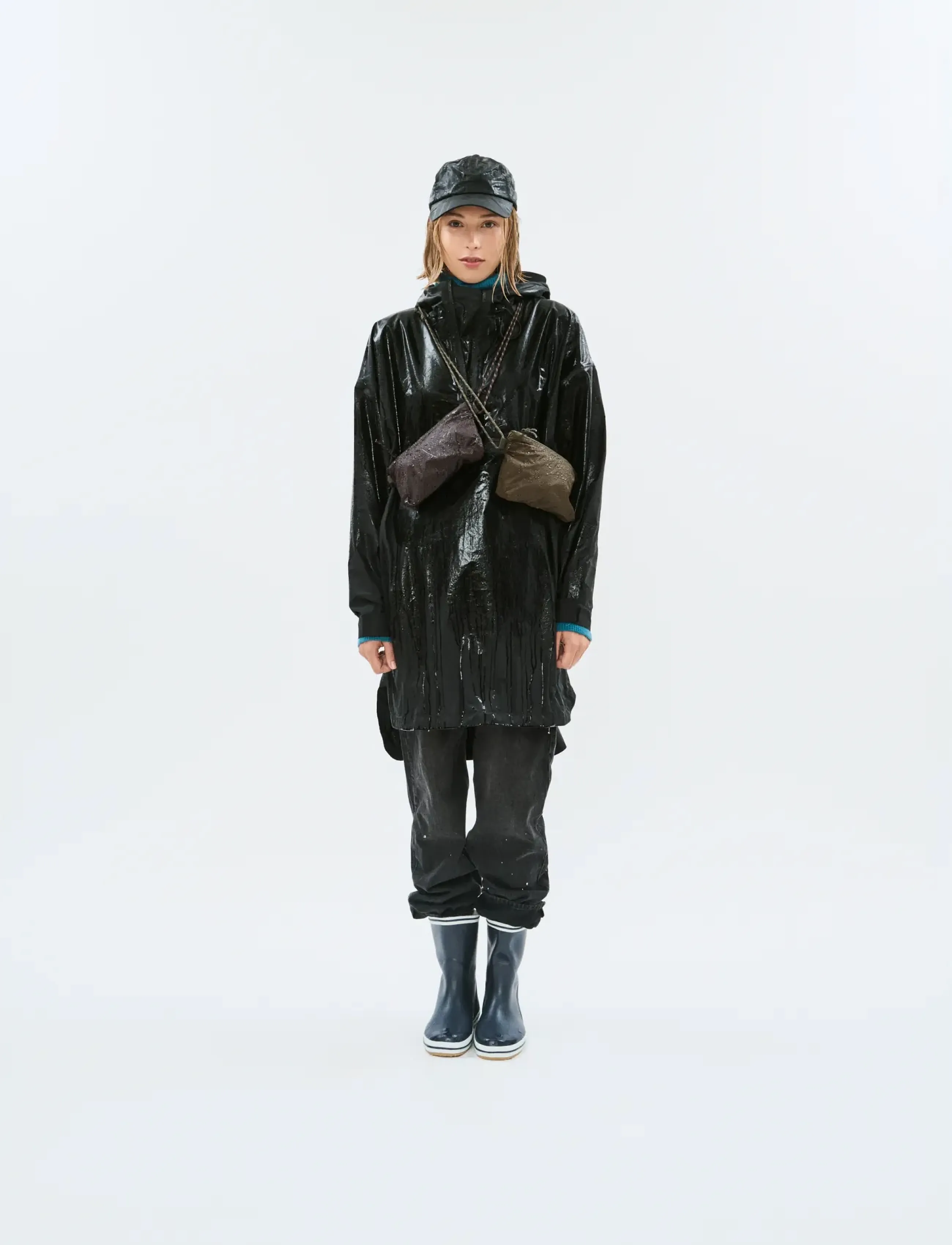 DAY ET Day Re-No Rain Anorak, Kvinder, Regn Anorak, Sort, Str: L