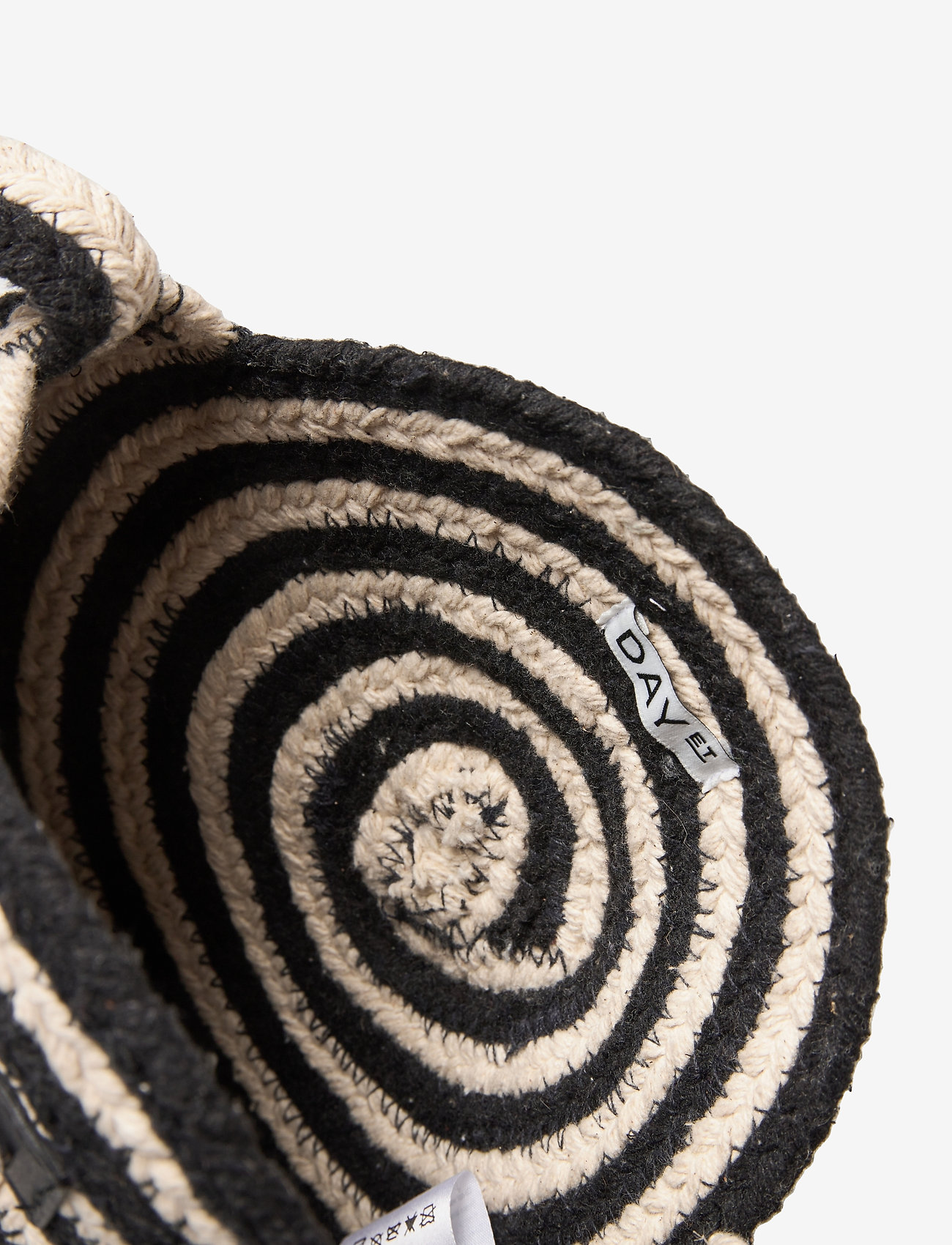 DAY ET - Day Straw Stripe CB - black - 4