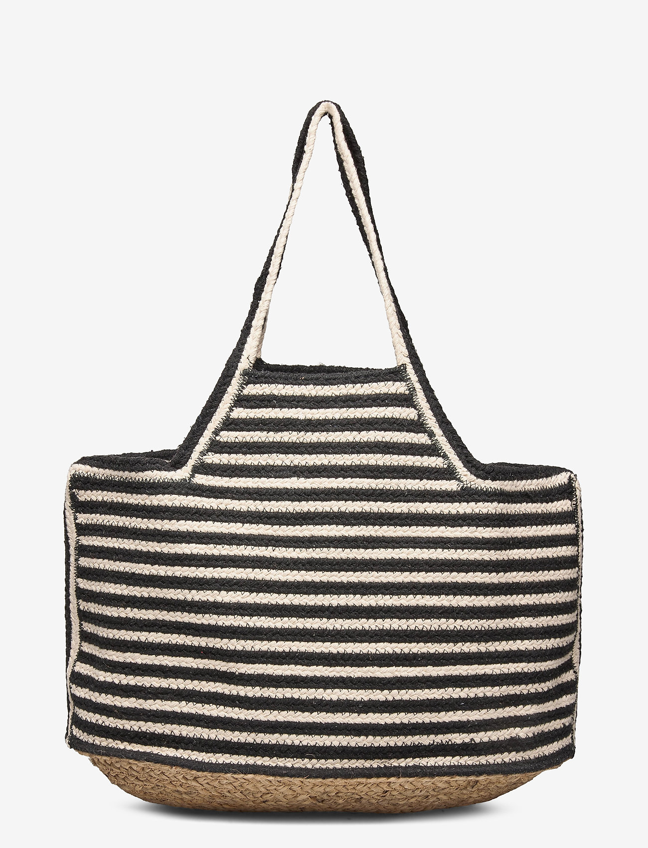 DAY ET - Day Straw Stripe Shopper - black - 1