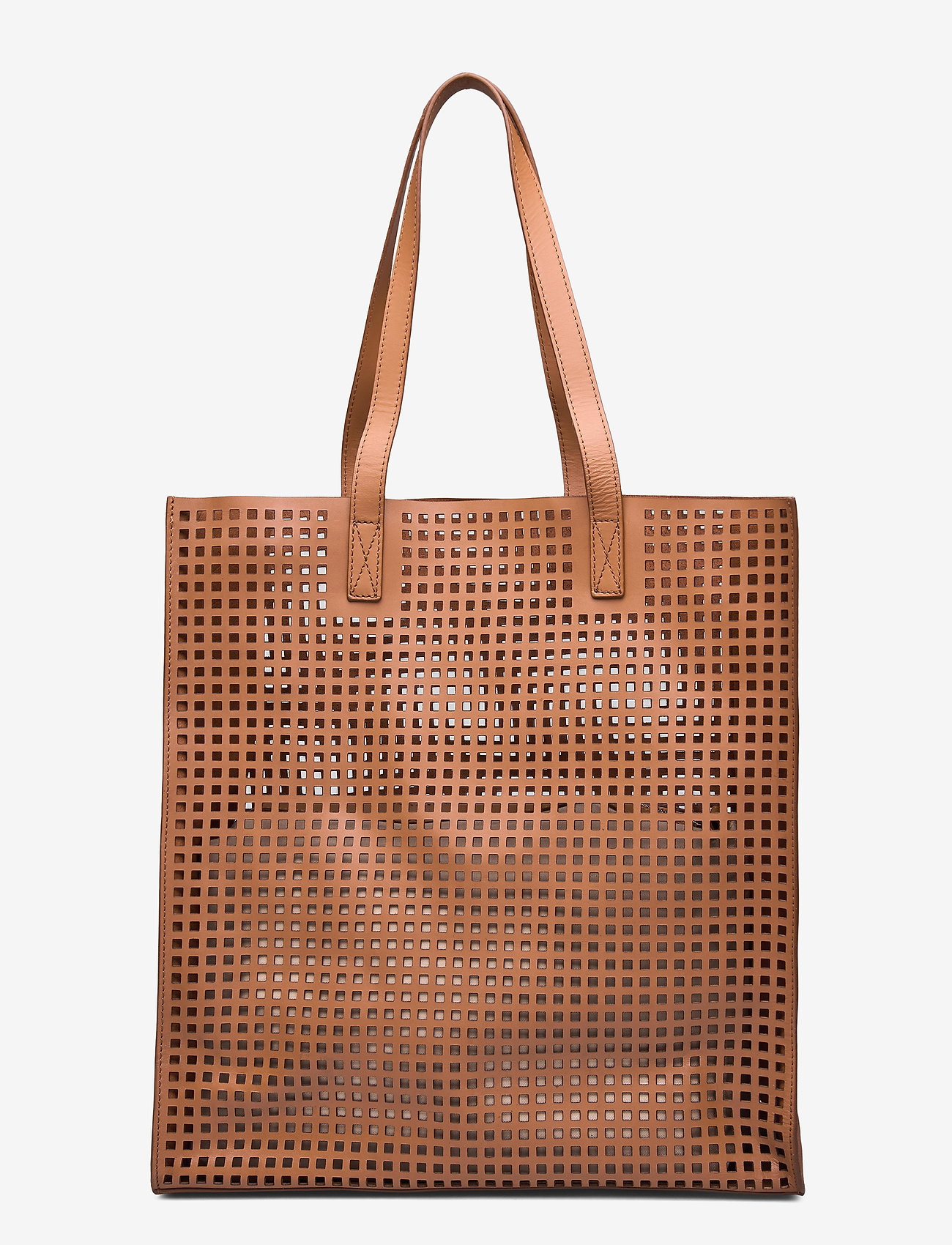 DAY ET - Day Cube Perforation Tote - camel beige - 1
